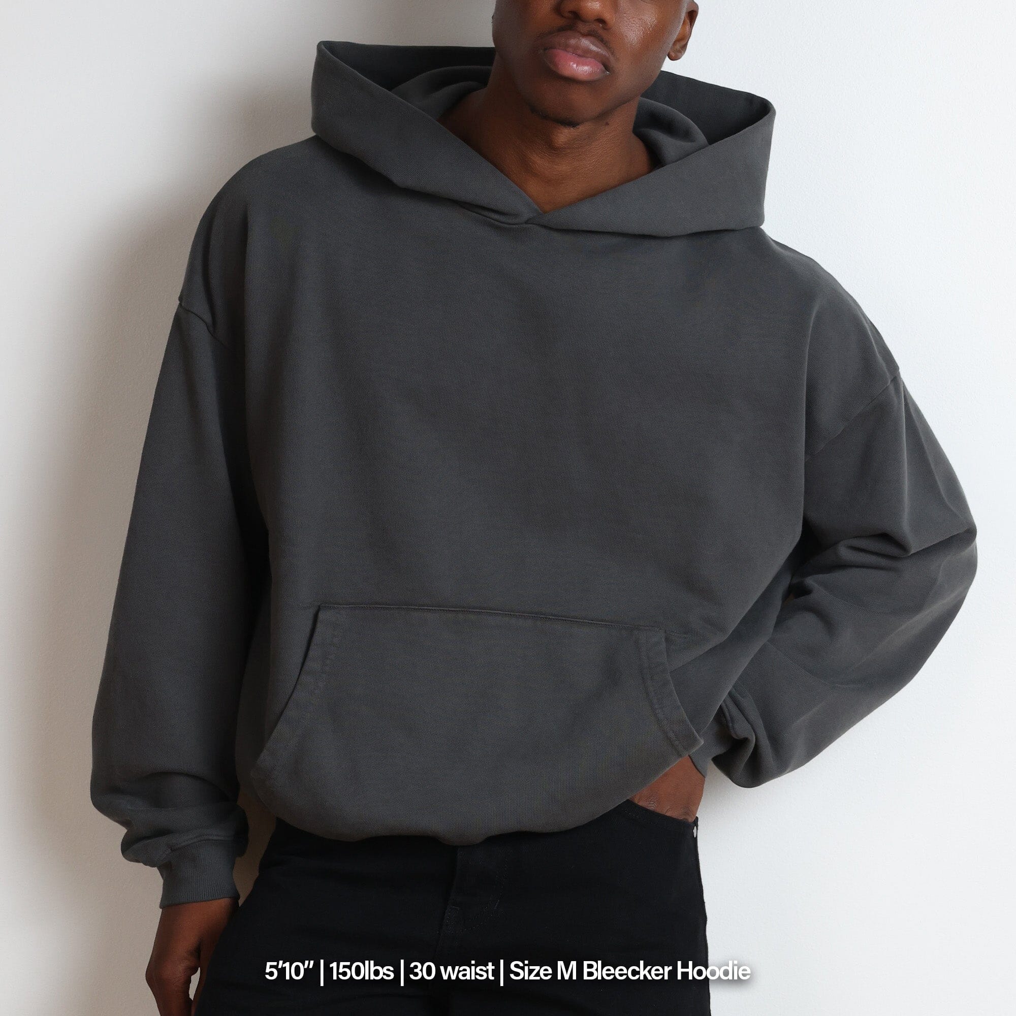 Bleecker Cinched Crop Hoodie | Relaxed. Drop-Shoulder - Image 4
