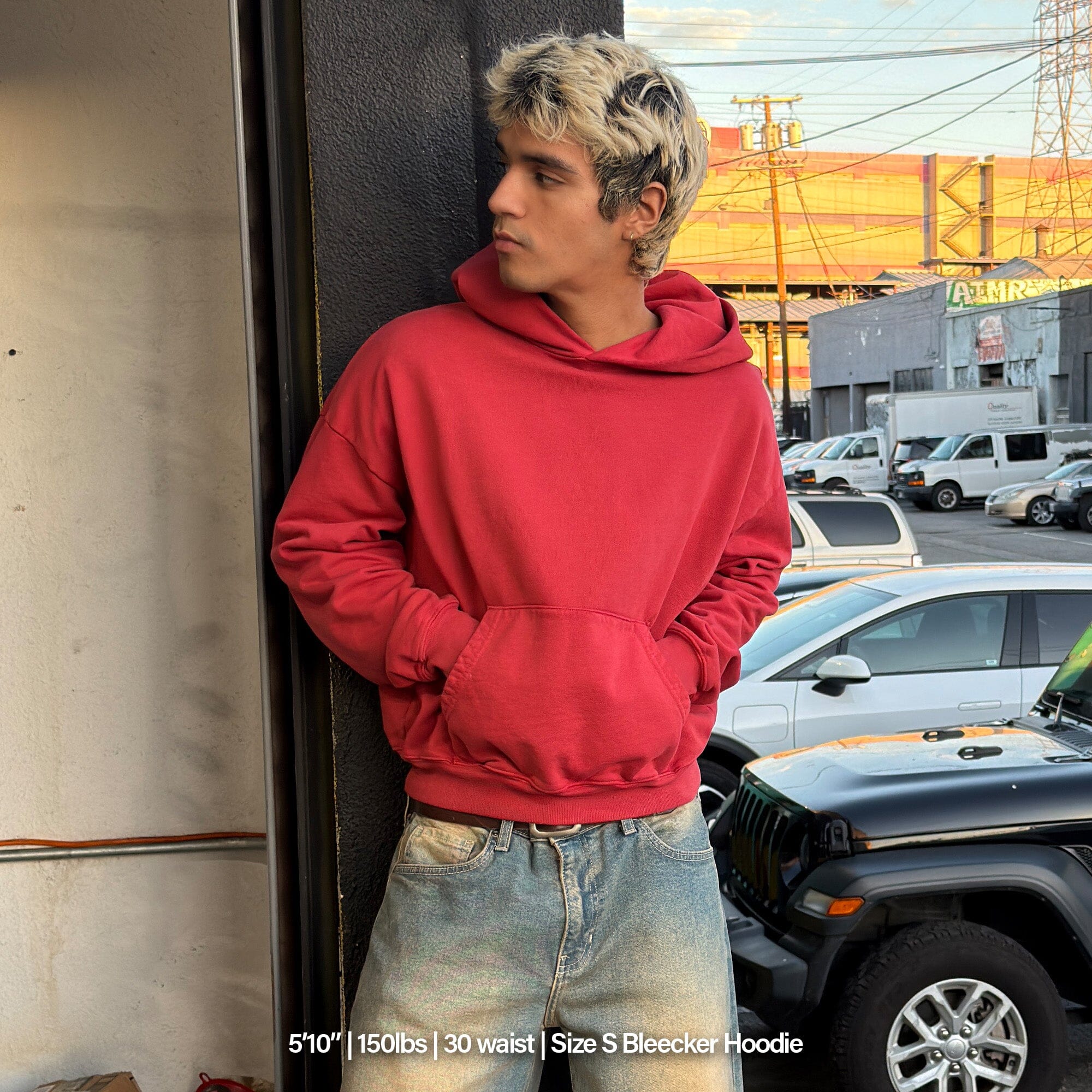 Bleecker Cinched Crop Hoodie | Relaxed. Drop-Shoulder - Image 6