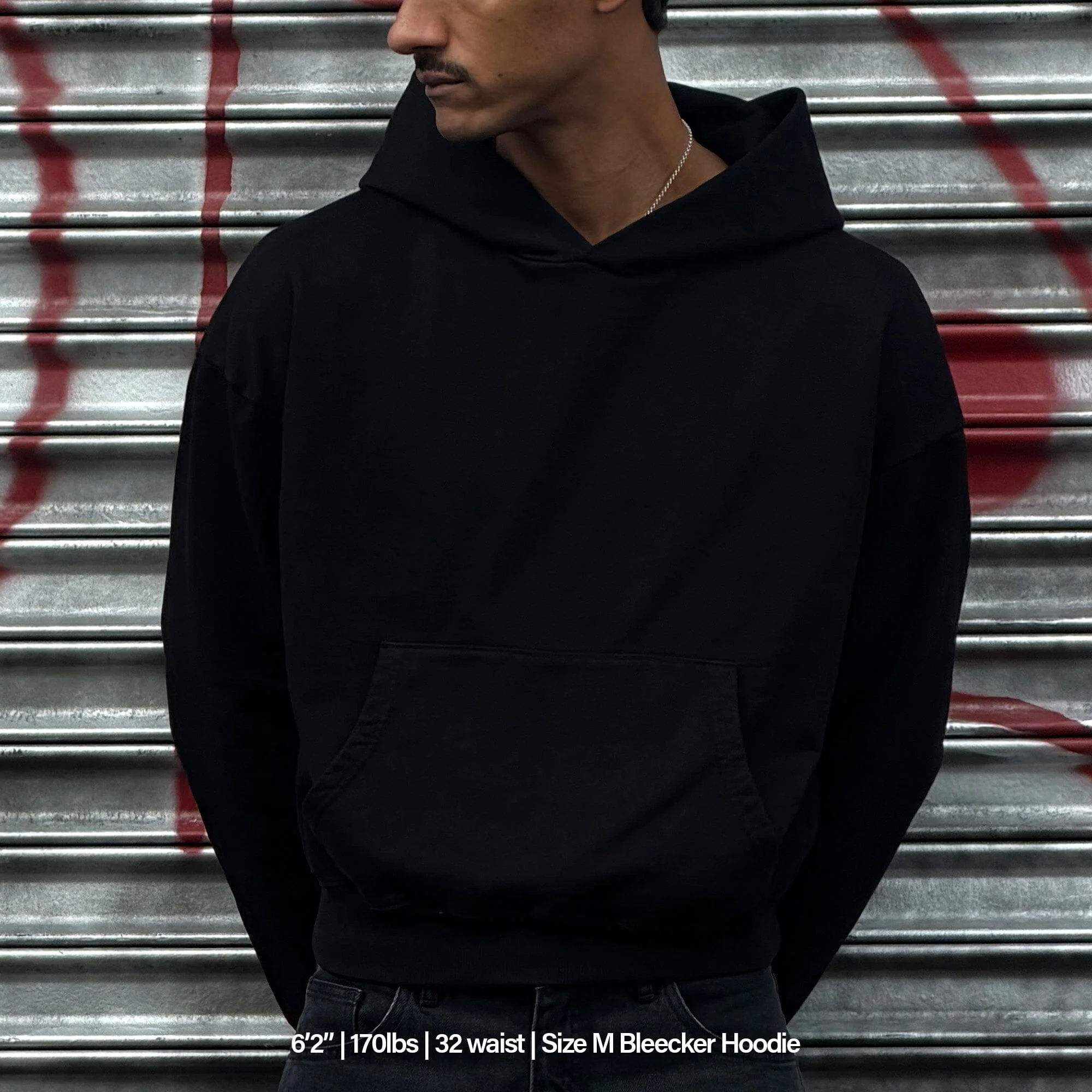 Bleecker Cinched Crop Hoodie | Relaxed. Drop-Shoulder - Image 10