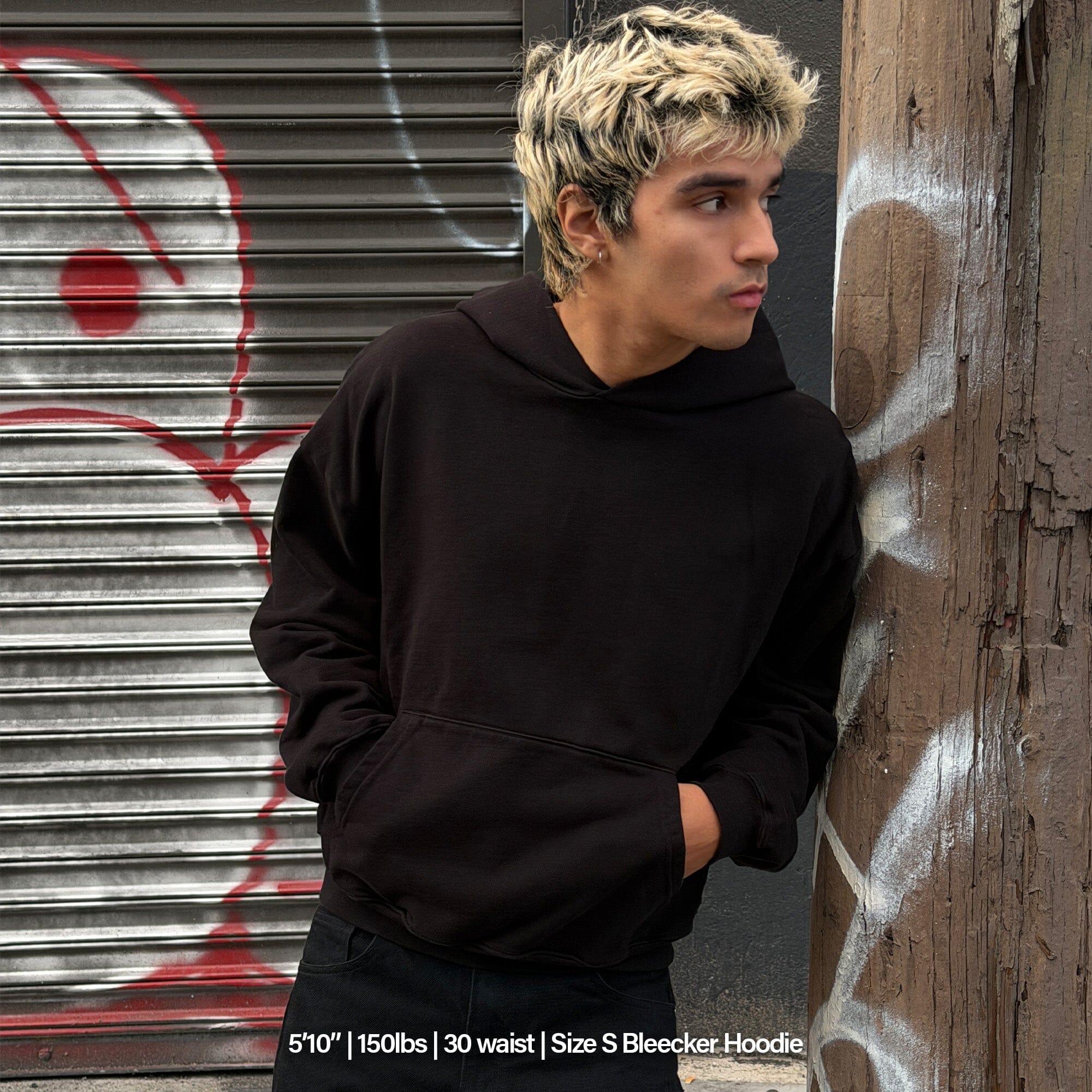 Bleecker Cinched Crop Hoodie | Relaxed. Drop-Shoulder - Image 7