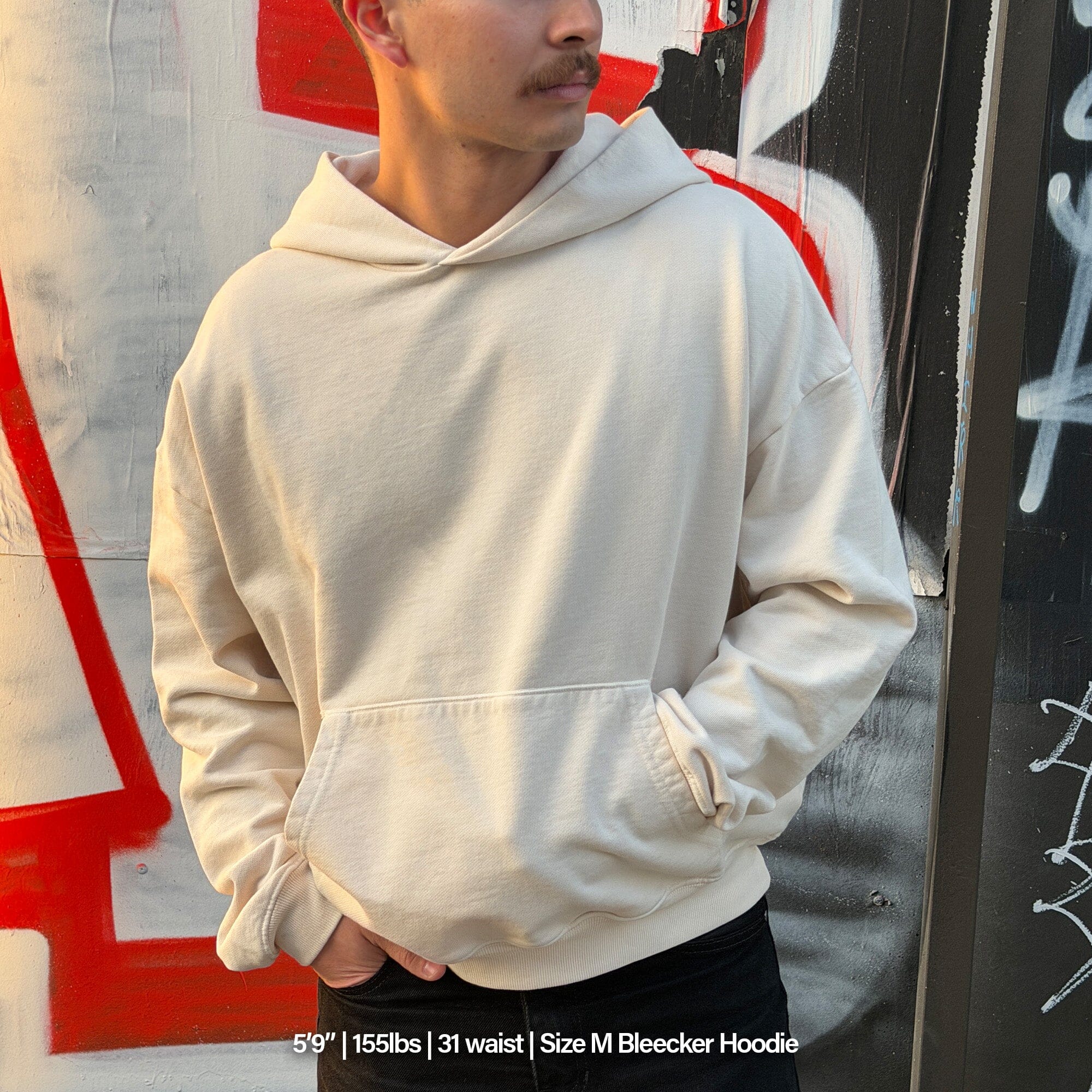 Bleecker Cinched Crop Hoodie | Relaxed. Drop-Shoulder - Image 5