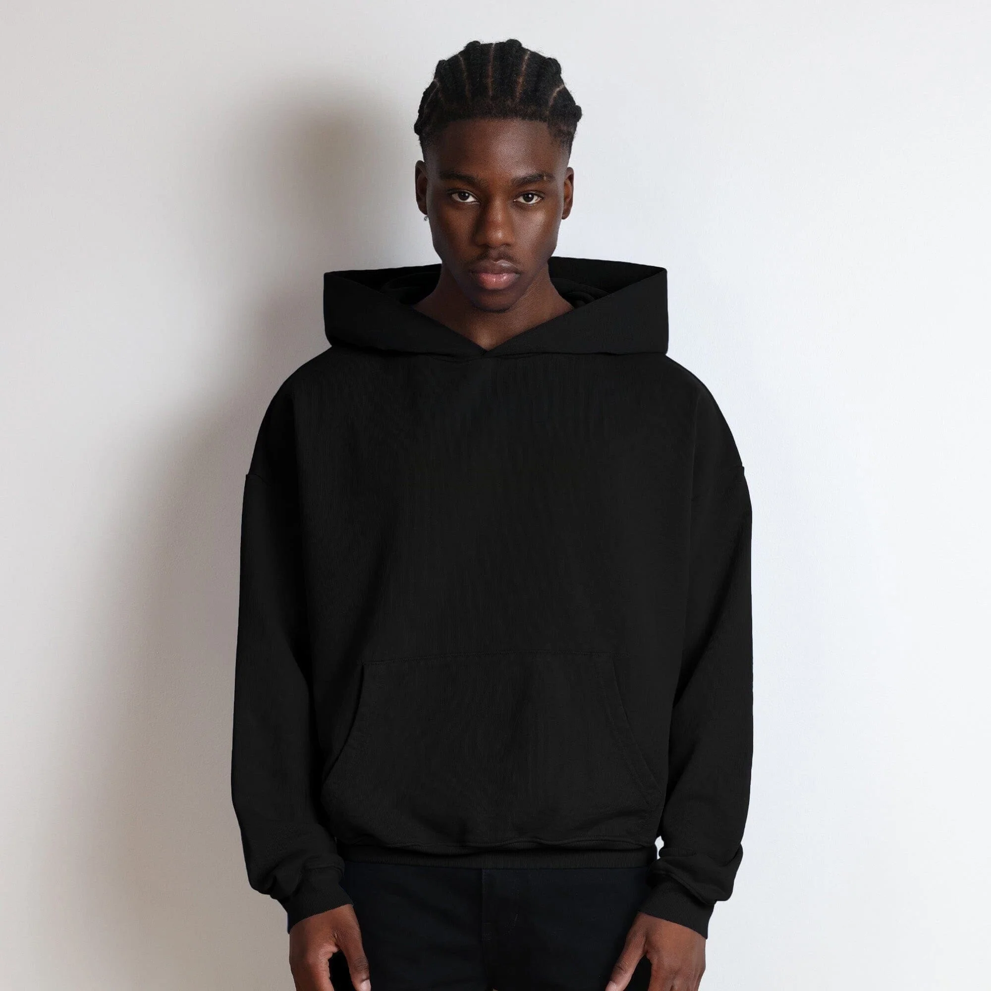 Bleecker Cinched Crop Hoodie | Relaxed. Drop-Shoulder