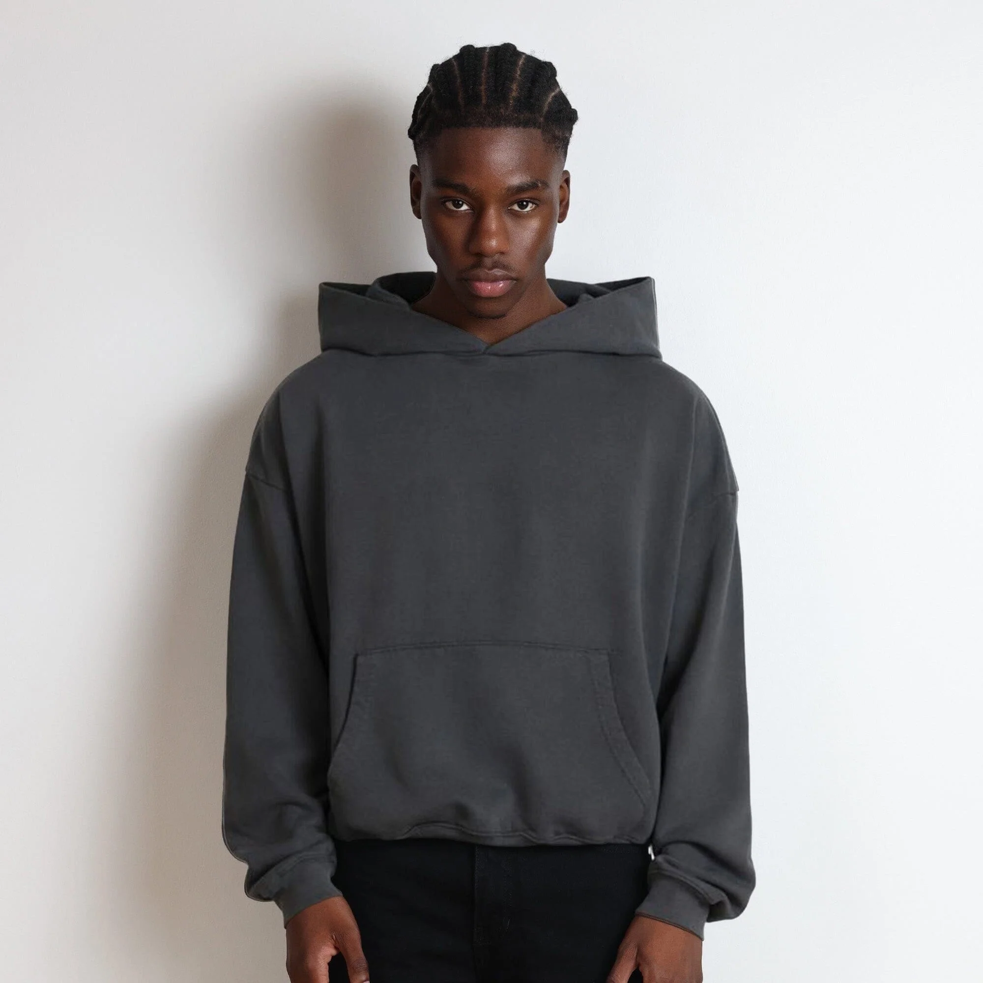 Bleecker Cinched Crop Hoodie | Relaxed. Drop-Shoulder