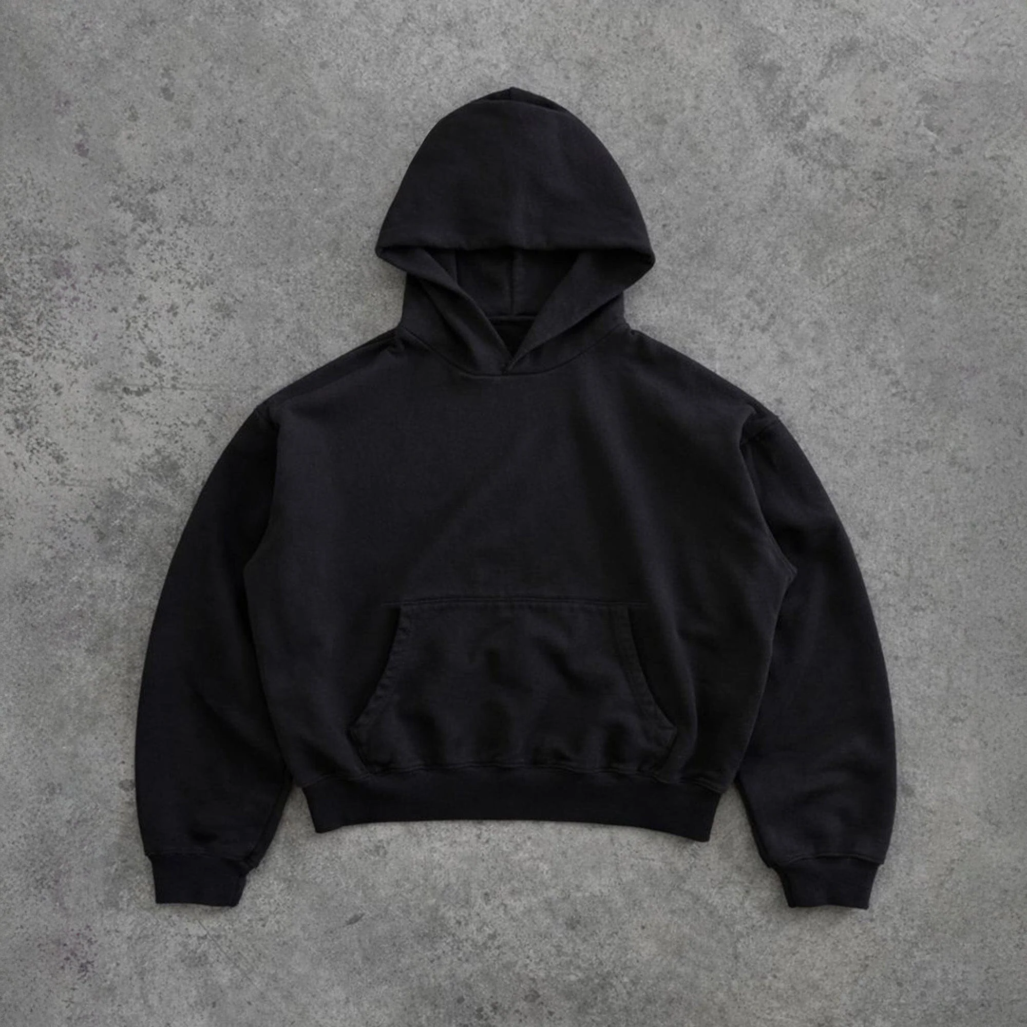 Bleecker Cinched Crop Hoodie | Relaxed. Drop-Shoulder - Image 3