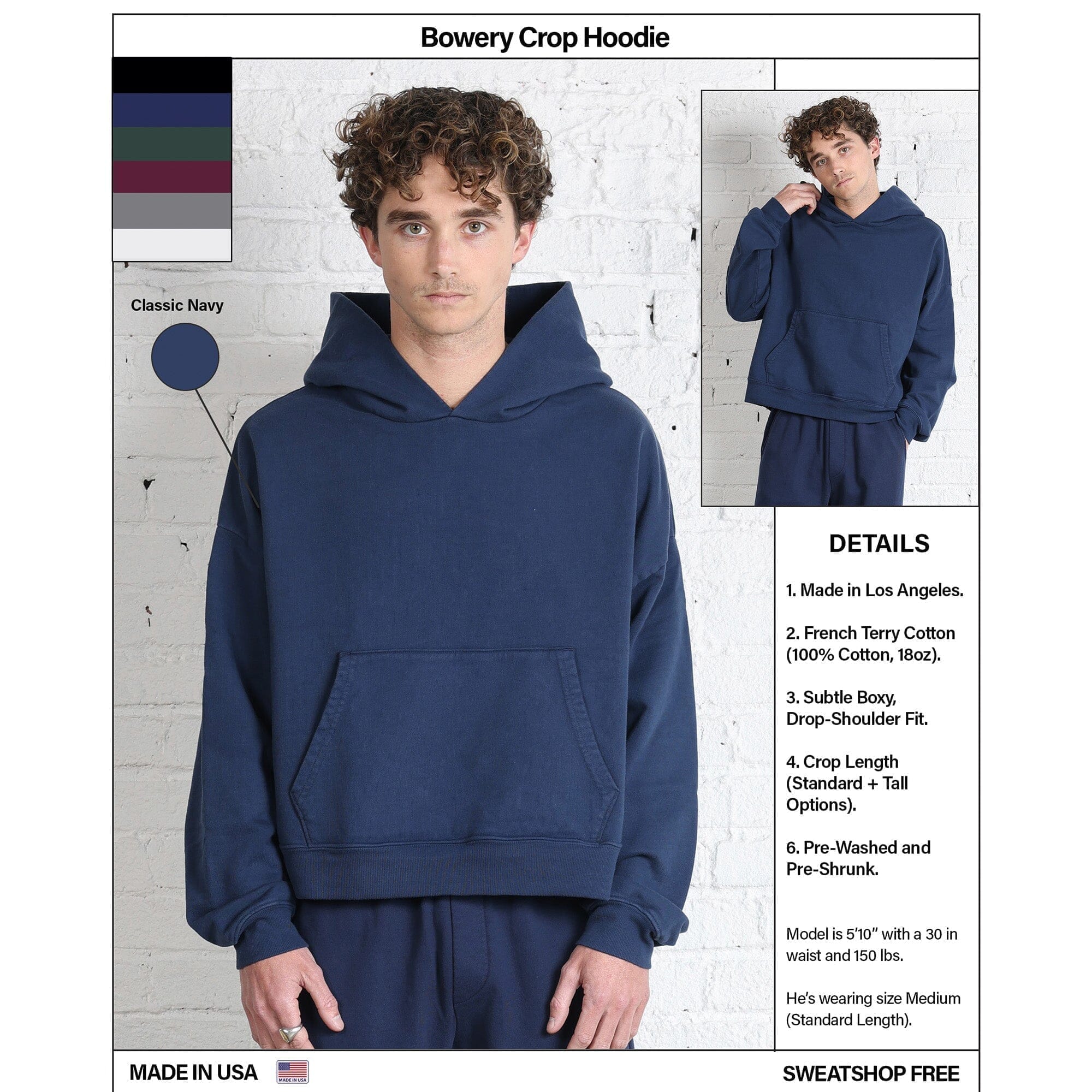 The Bowery Crop Hoodie - Image 8