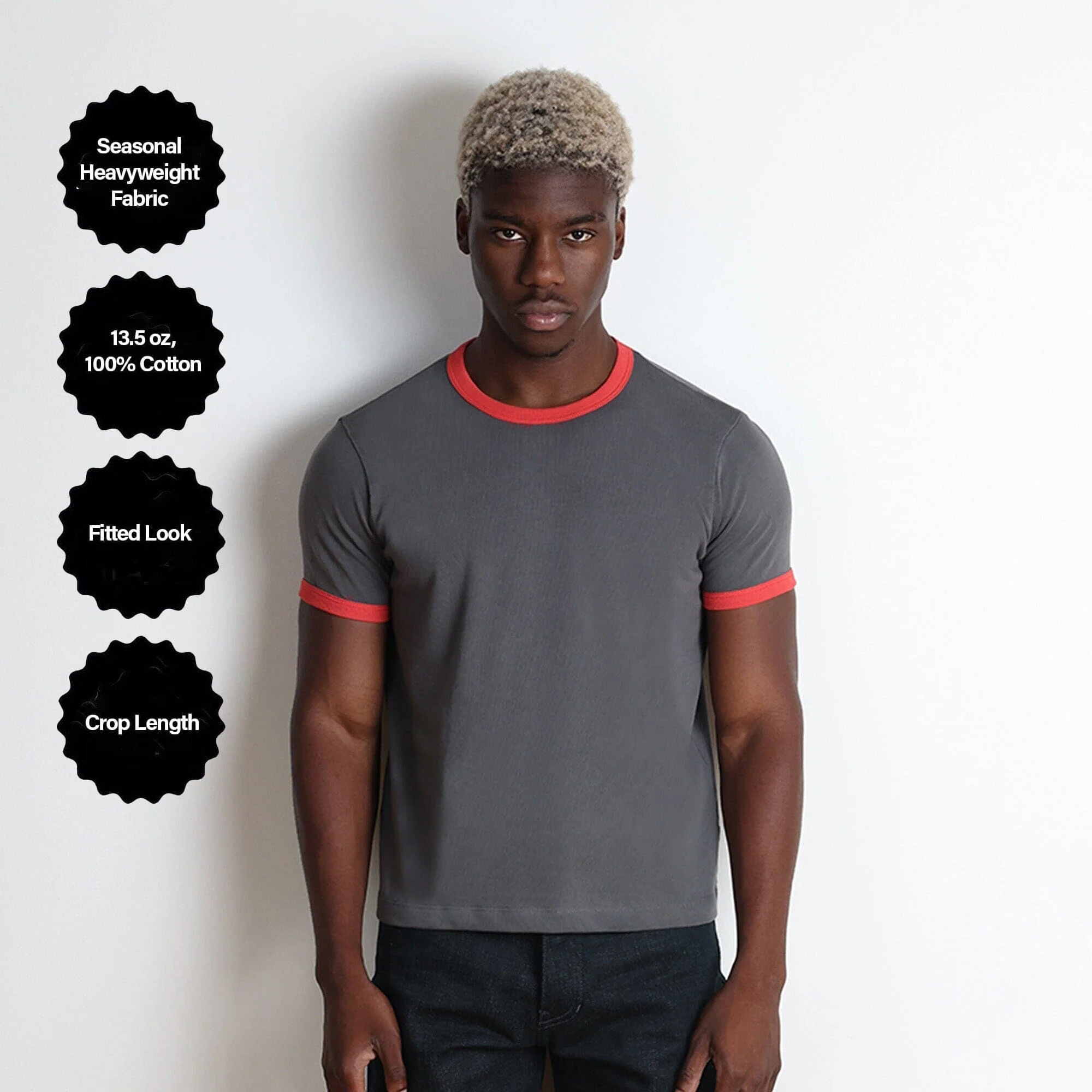 Diego Muscle Tee | Heavyweight | 13.5oz | Ringer