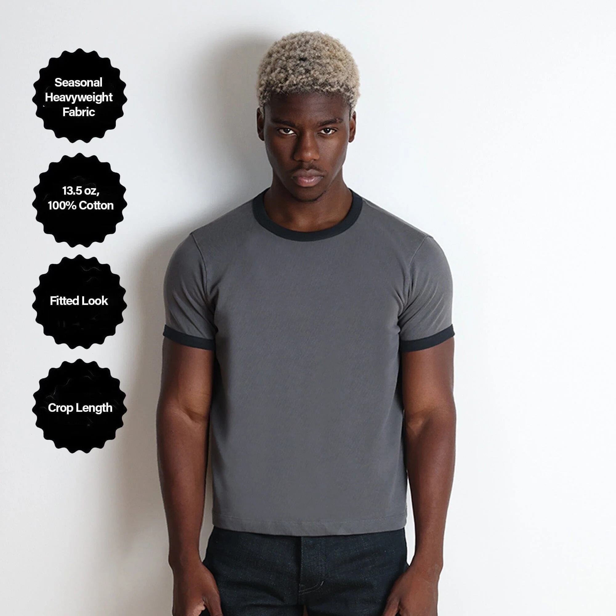 Diego Muscle Tee | Heavyweight | 13.5oz | Ringer