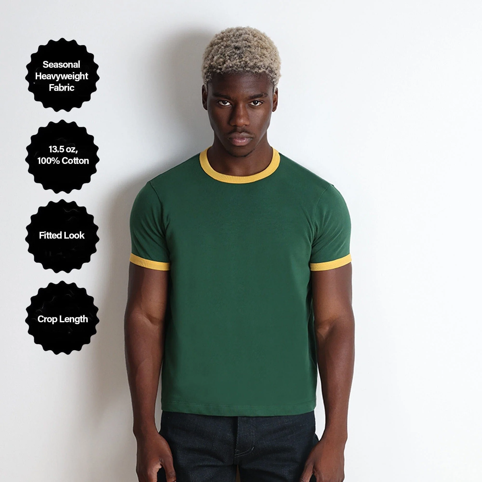 Diego Muscle Tee | Heavyweight | 13.5oz | Ringer