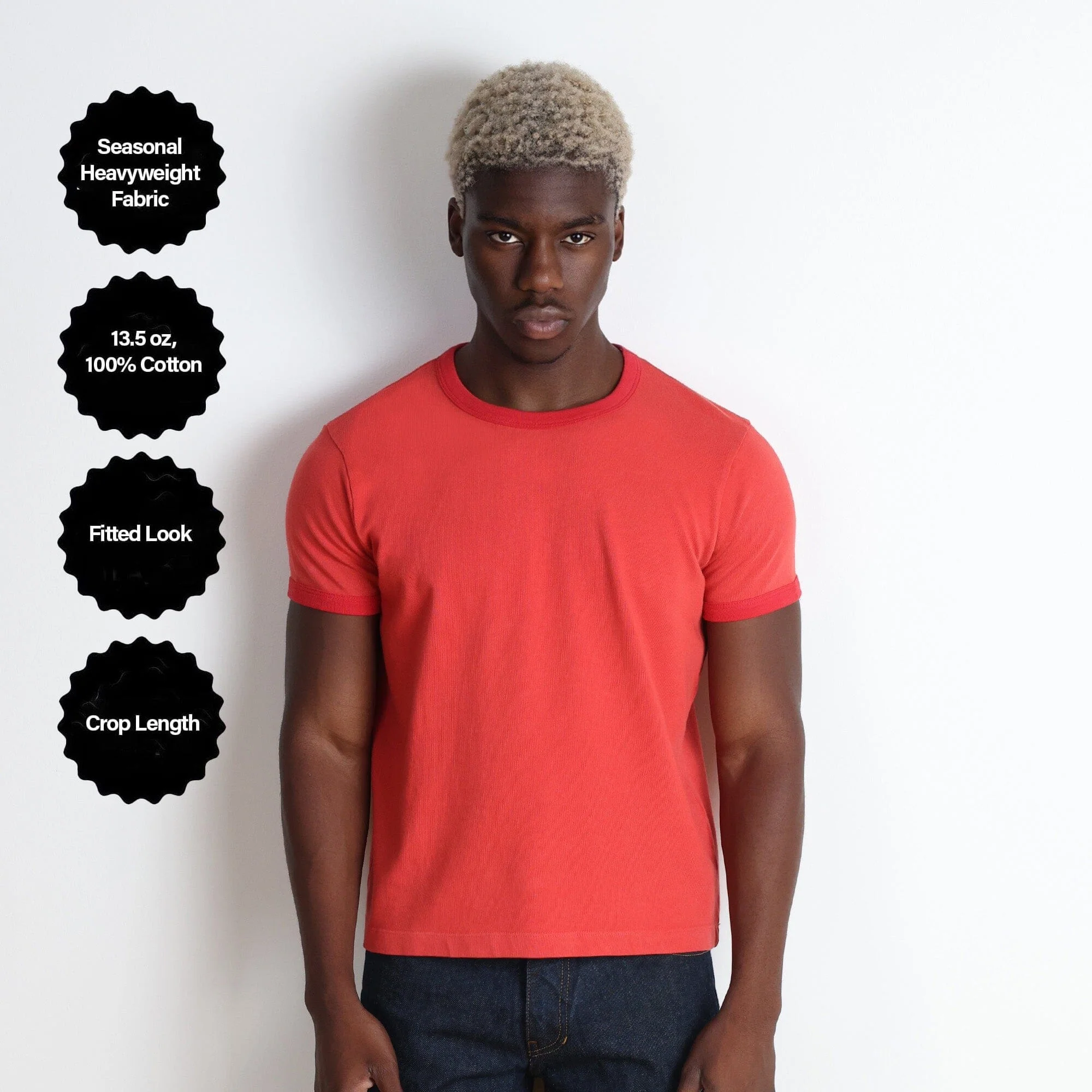 Diego Muscle Tee | Heavyweight | 13.5oz | Ringer
