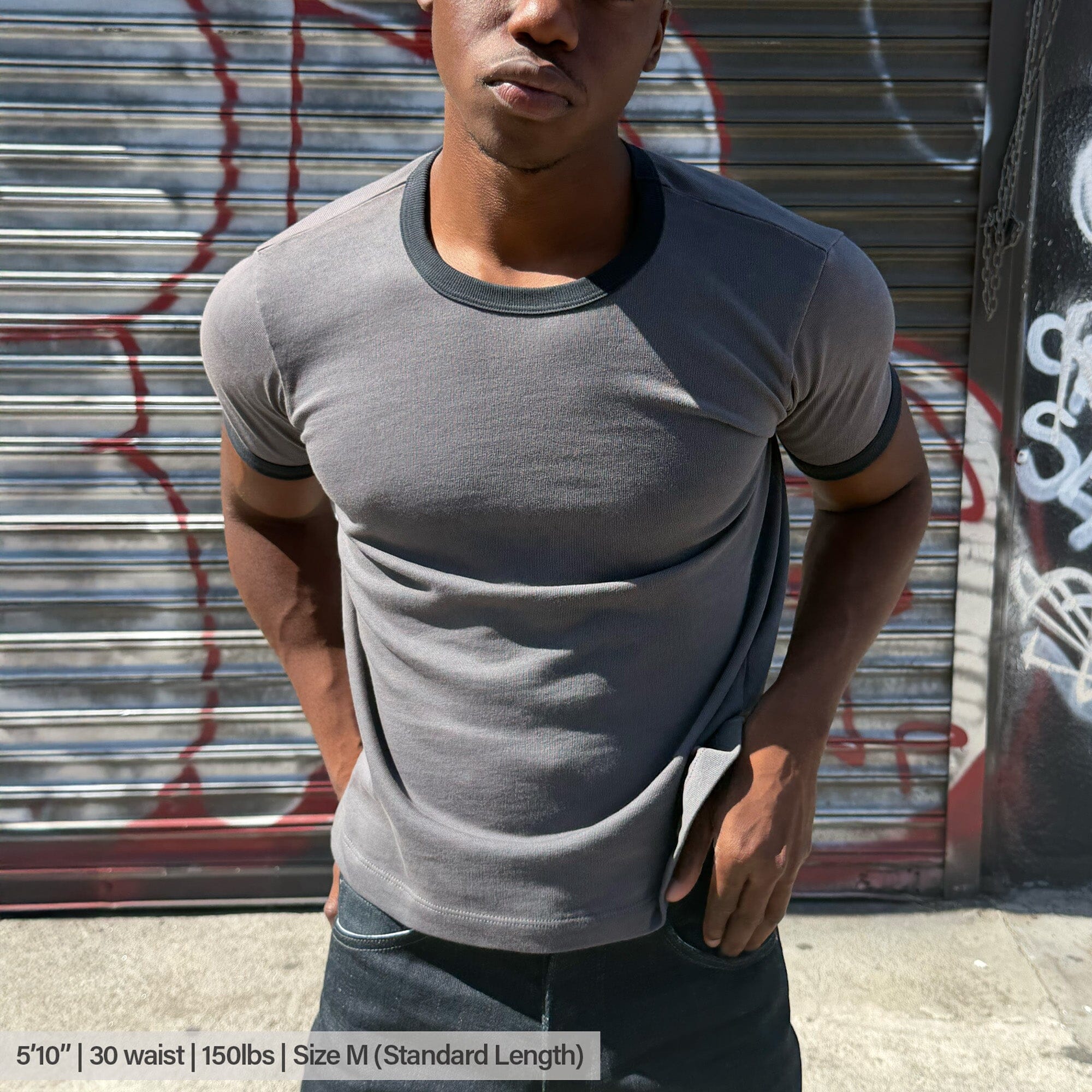 Diego Muscle Tee | Heavyweight | 13.5oz | Ringer - Image 5
