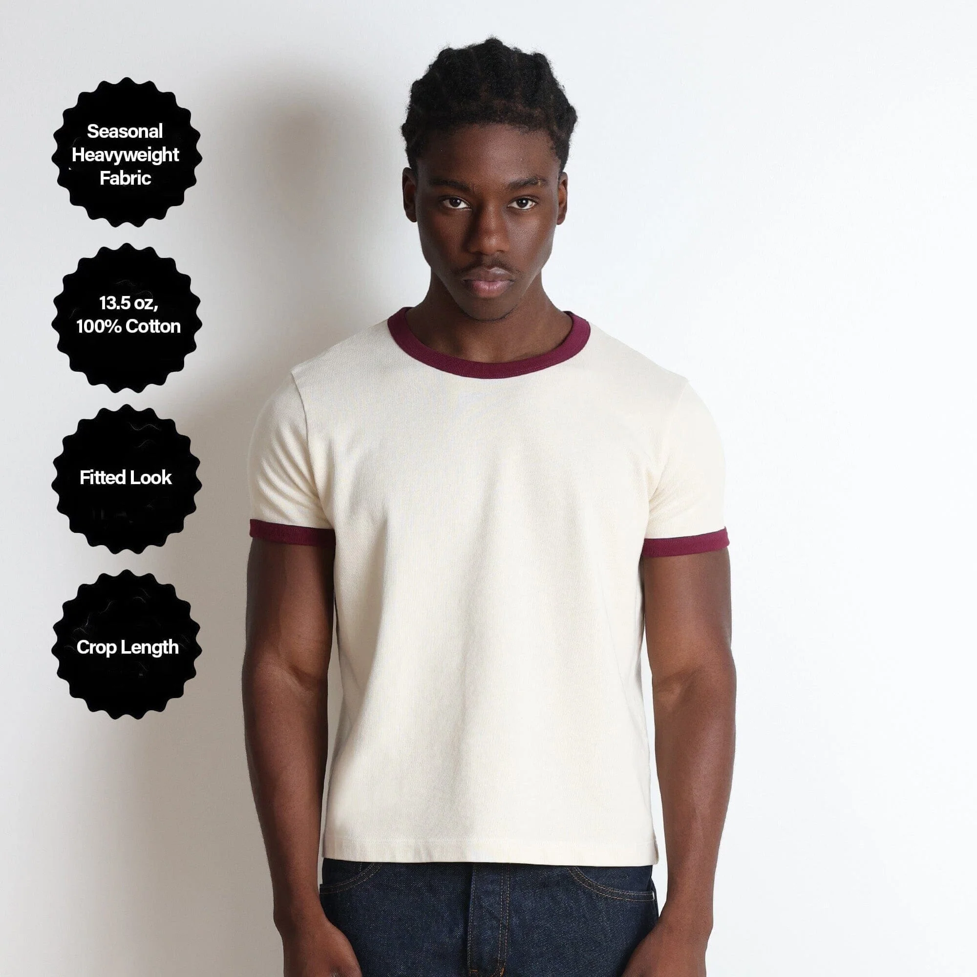 Diego Muscle Tee | Heavyweight | 13.5oz | Ringer