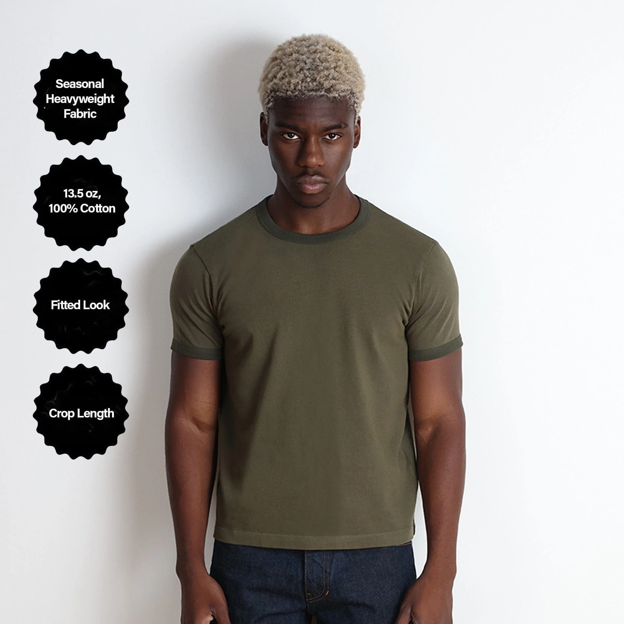 Diego Muscle Tee | Heavyweight | 13.5oz | Ringer