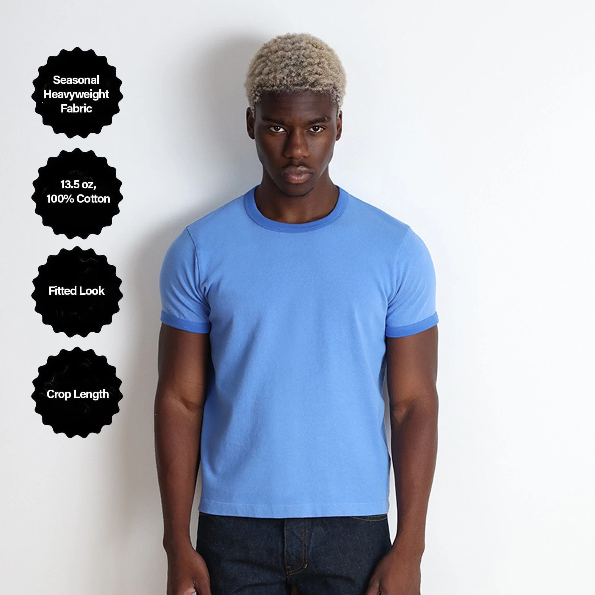 Diego Muscle Tee | Heavyweight | 13.5oz | Ringer