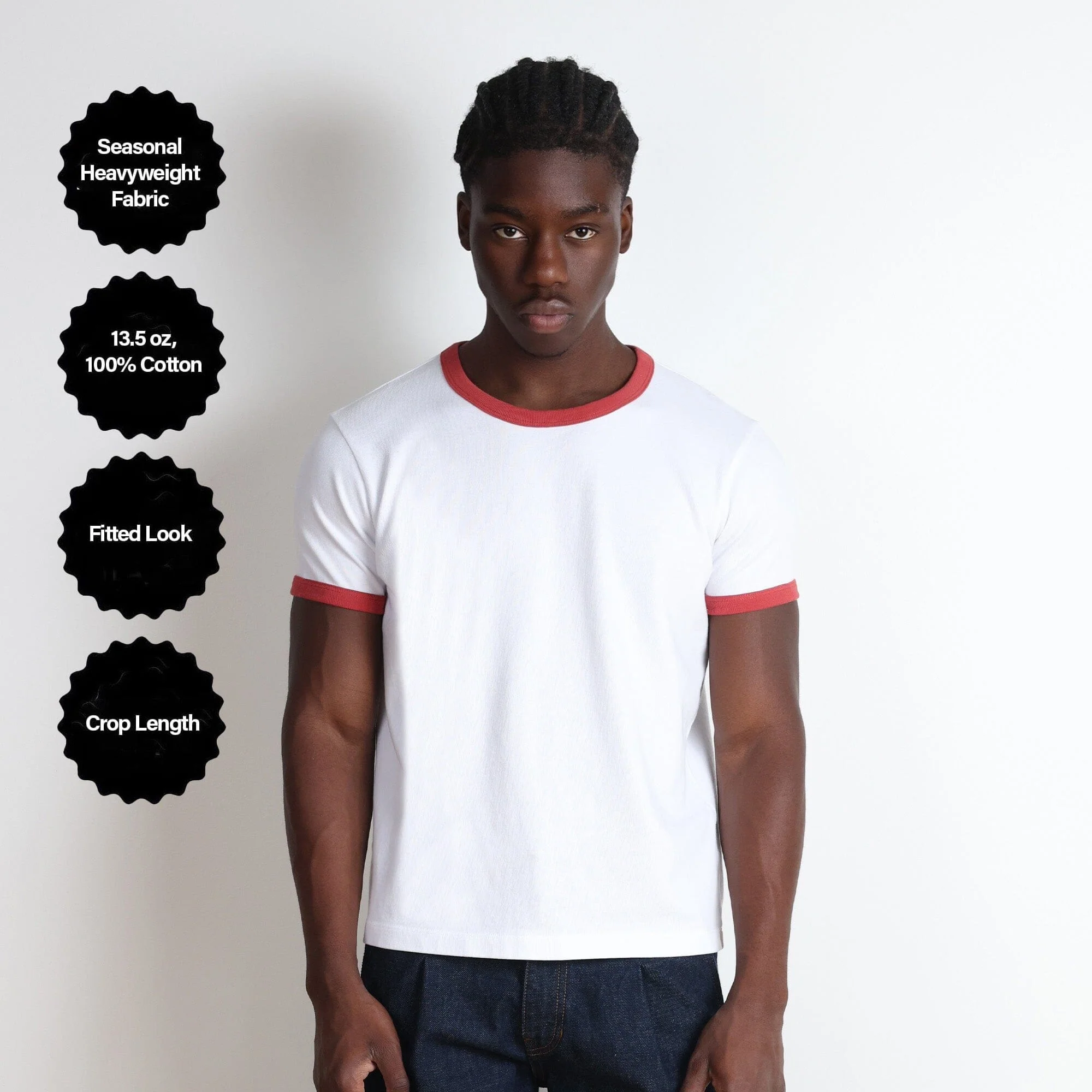 Diego Muscle Tee | Heavyweight | 13.5oz | Ringer