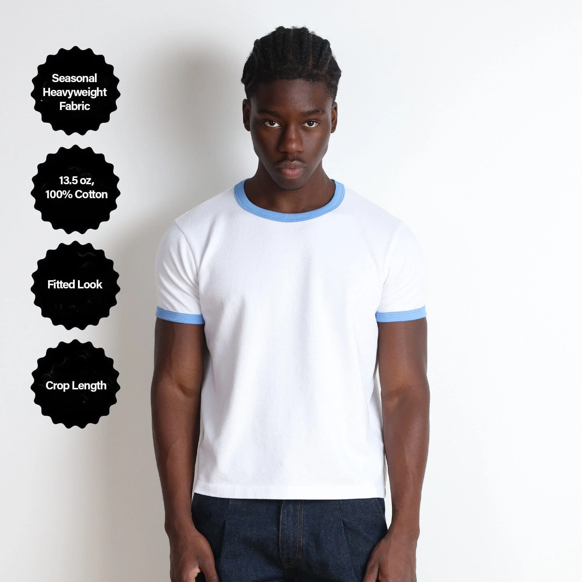 Diego Muscle Tee | Heavyweight | 13.5oz | Ringer