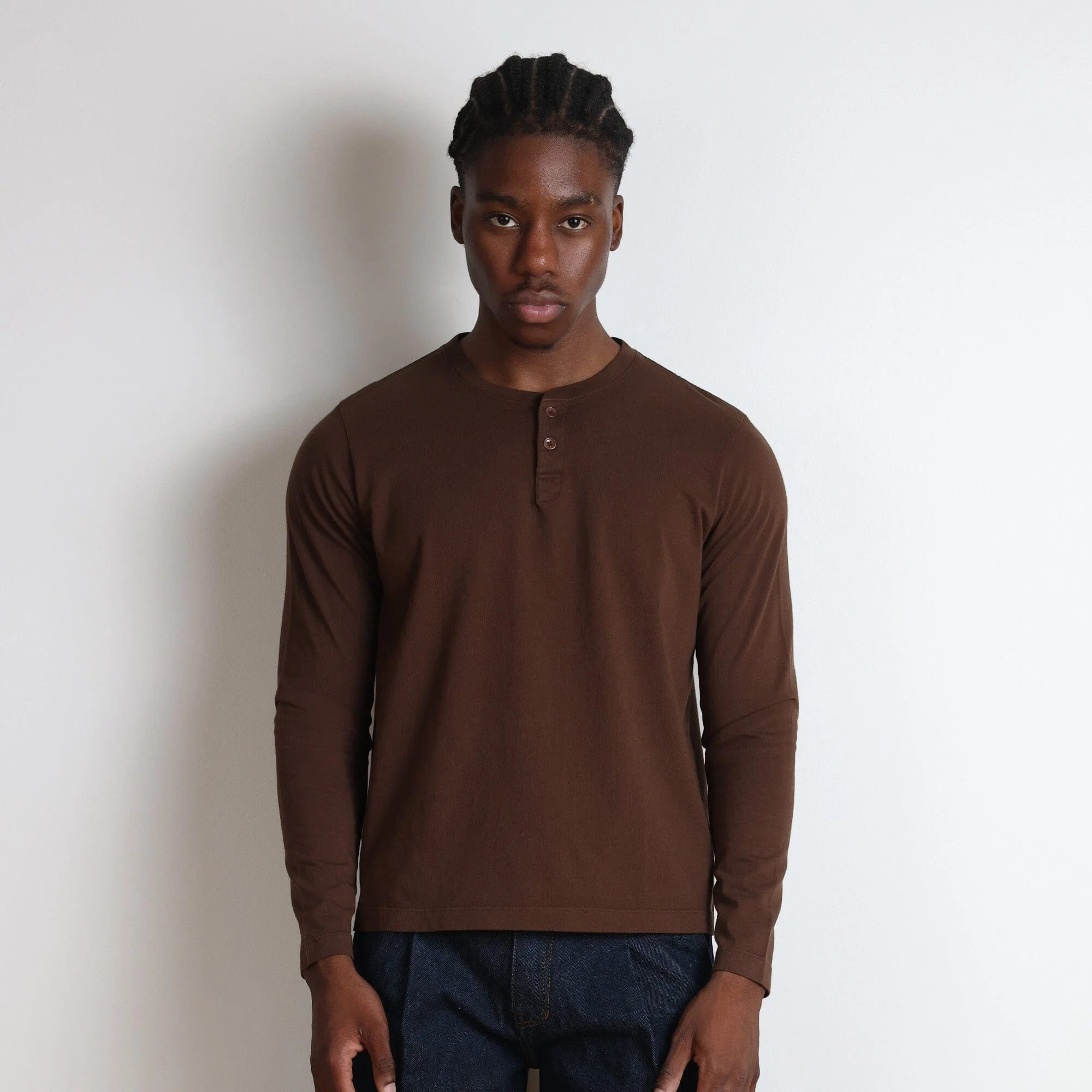 Los Feliz Crop Muscle Tee | Henley Long Sleeve