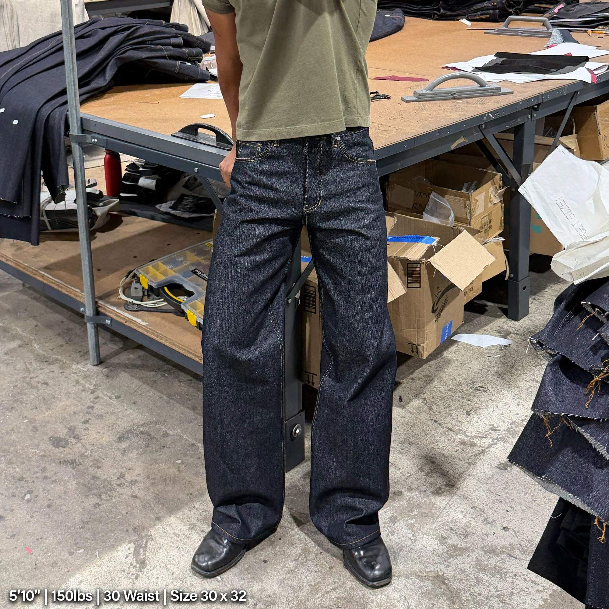 Tokyo Jeans | Straight-Wide | 15.5oz Selvedge - Image 5