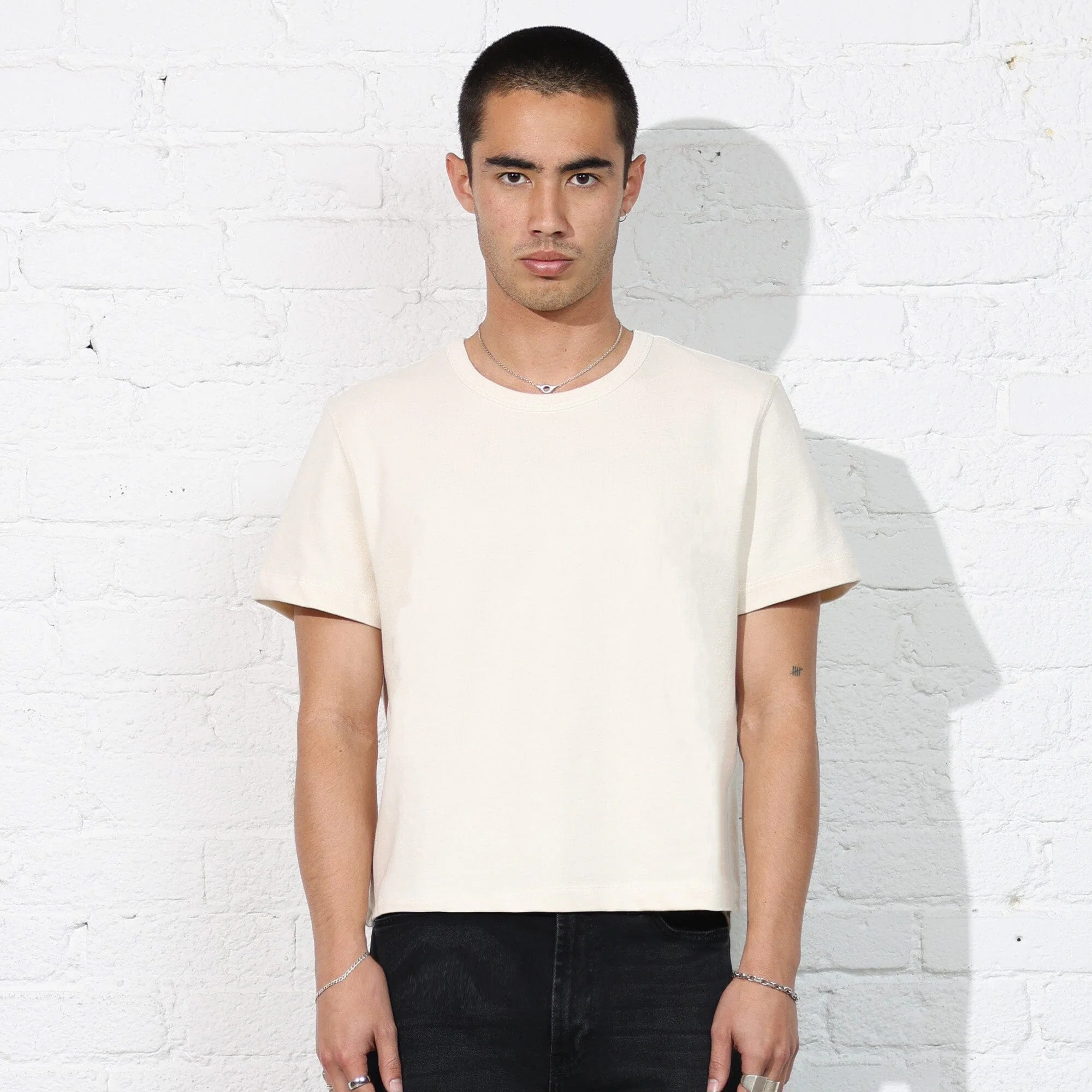 Larchmont Crop Tee | Heavyweight - Image 2