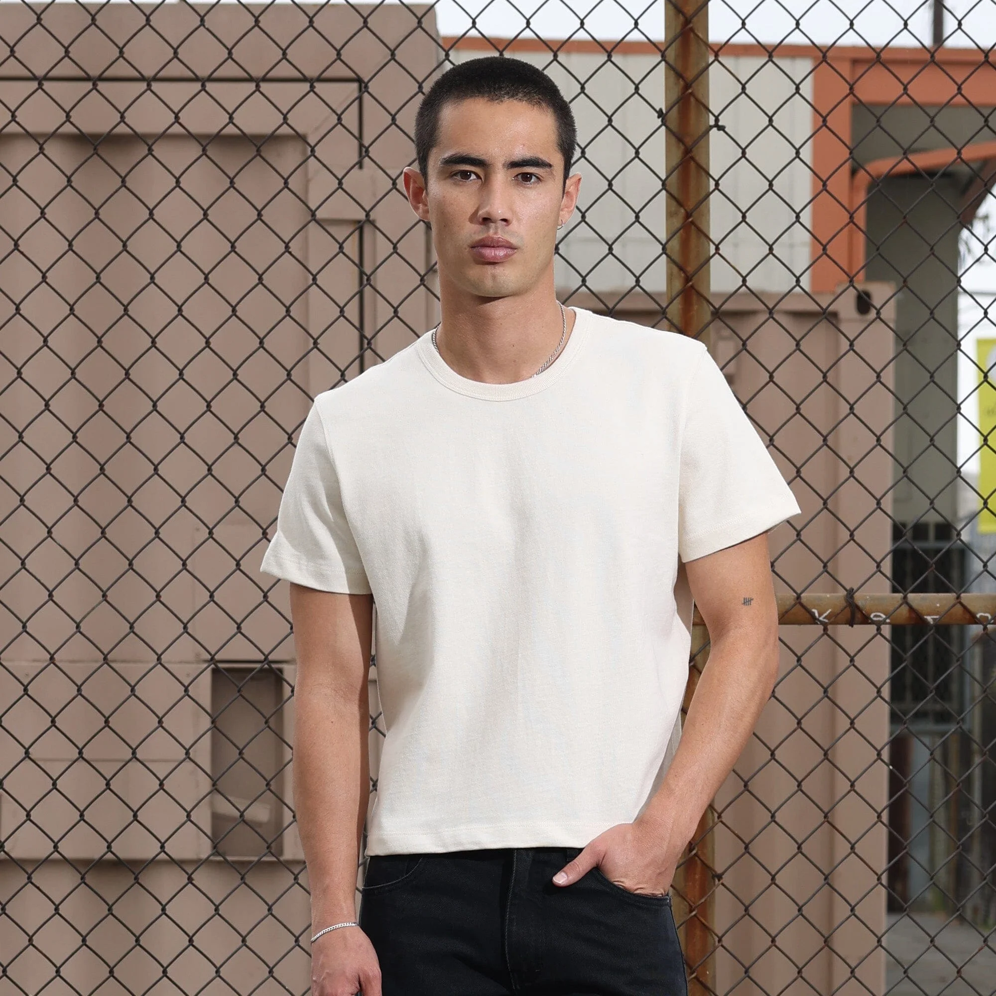 Larchmont Crop Tee | Heavyweight - Image 3