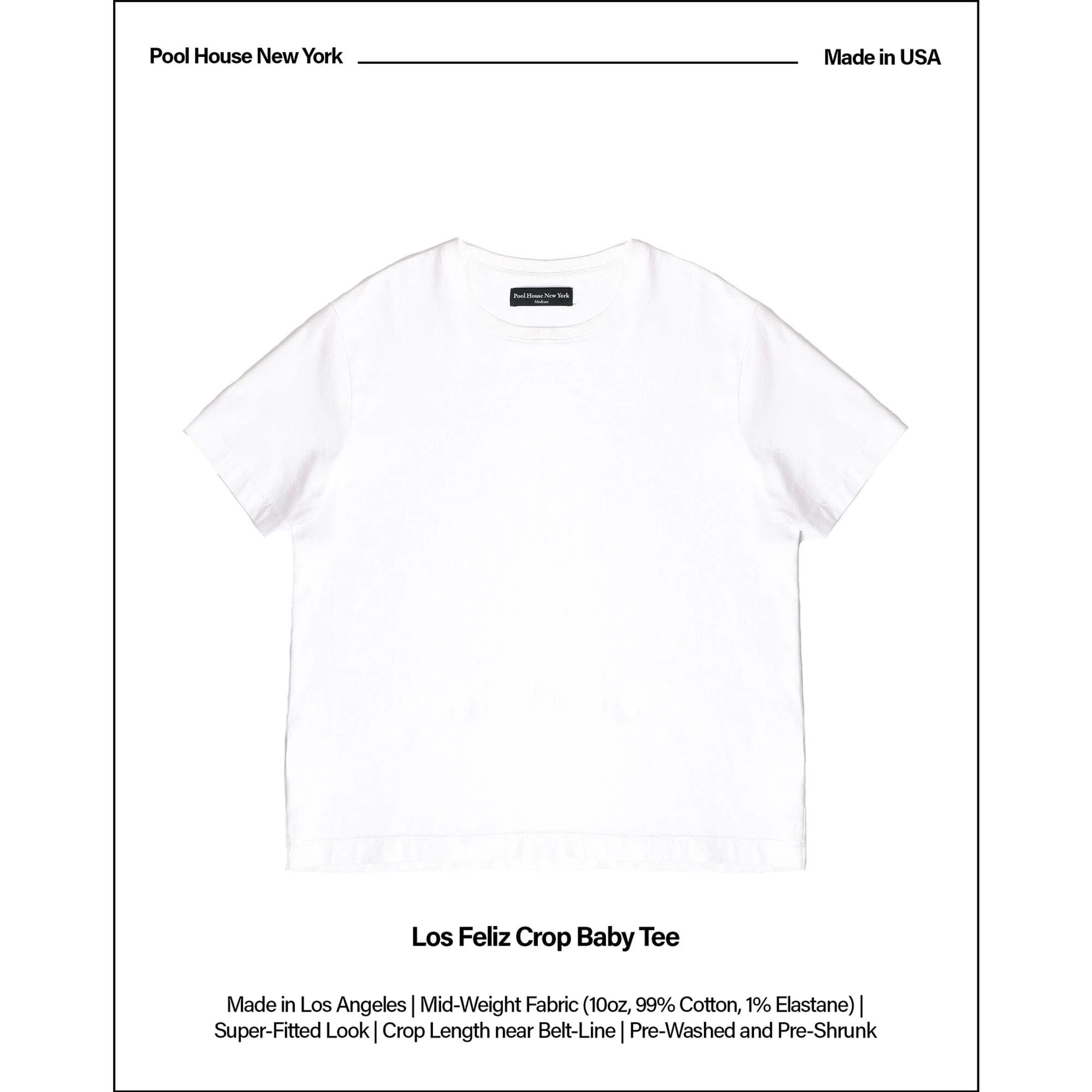 Los Feliz Crop Baby Tee - Image 2