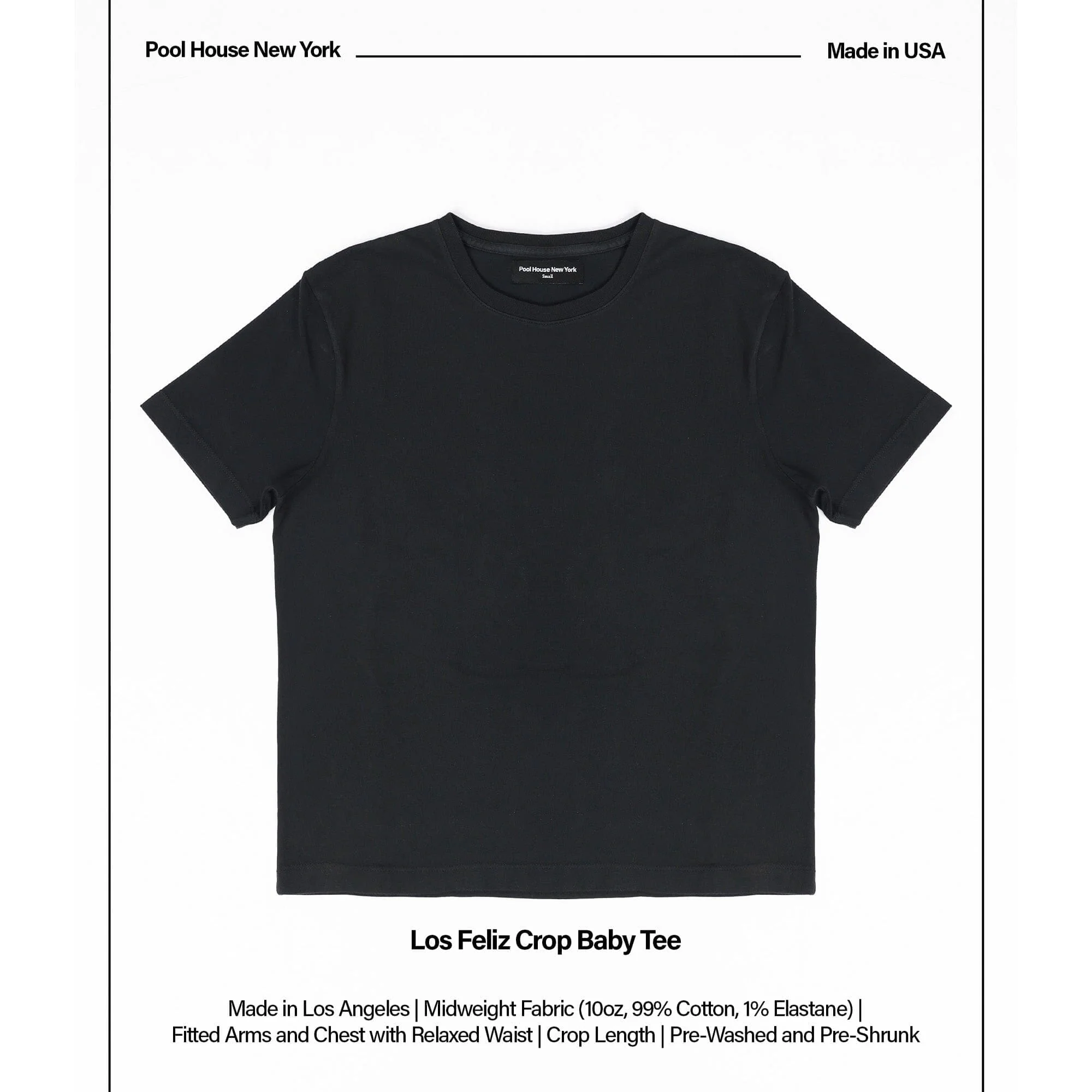 Los Feliz Crop Baby Tee - Image 2