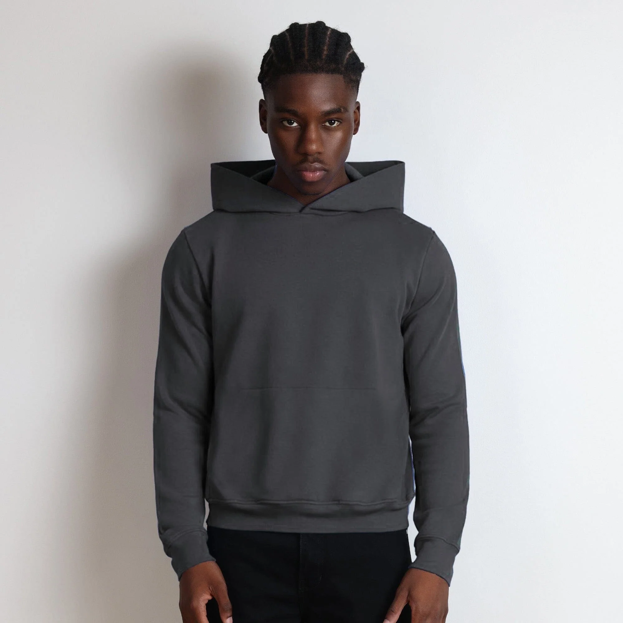 Los Feliz Crop Muscle Hoodie | Fitted