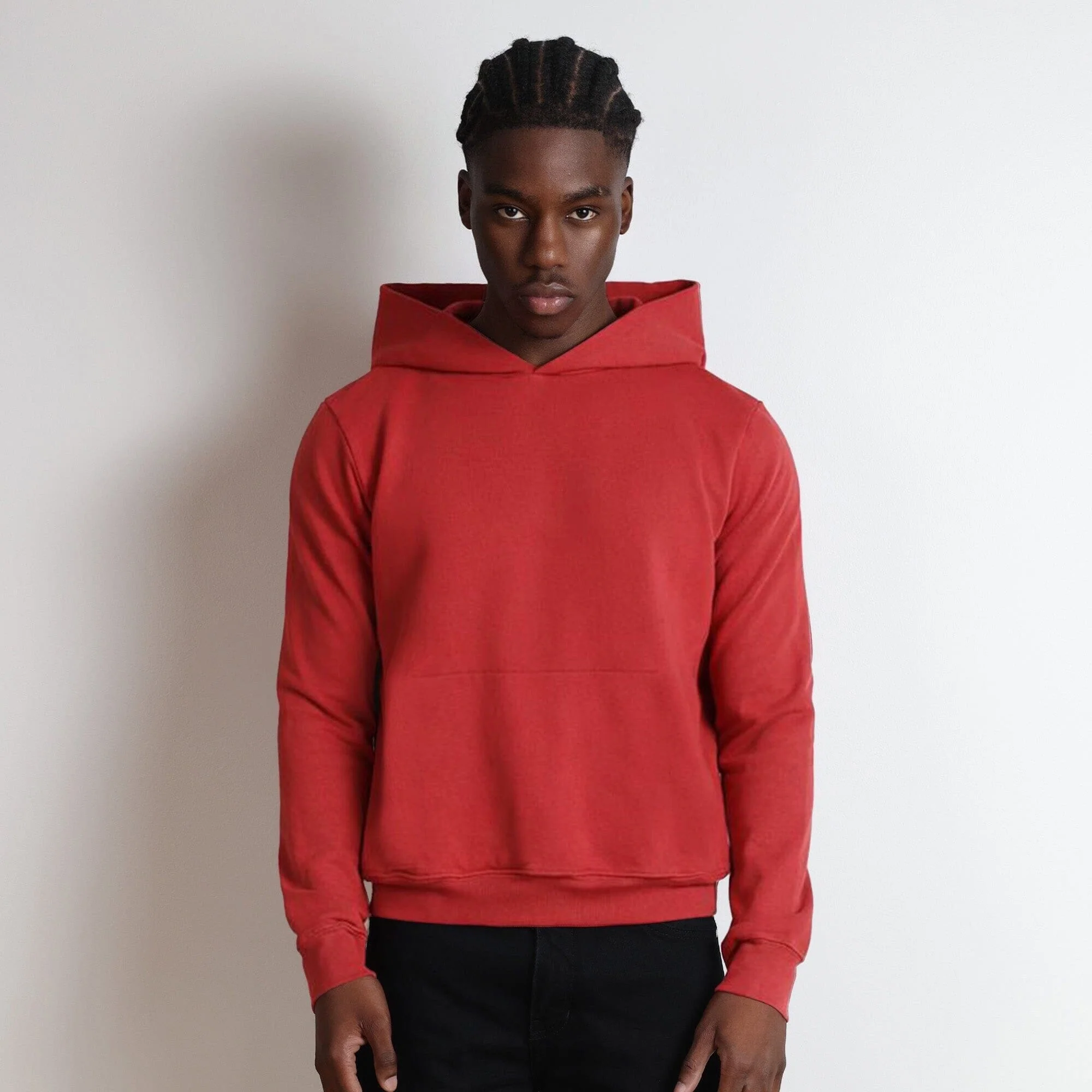 Los Feliz Crop Muscle Hoodie | Fitted