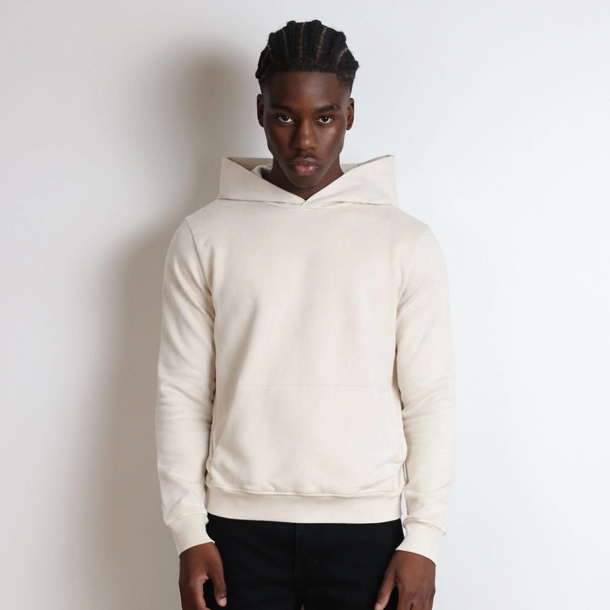 Los Feliz Crop Muscle Hoodie | Fitted