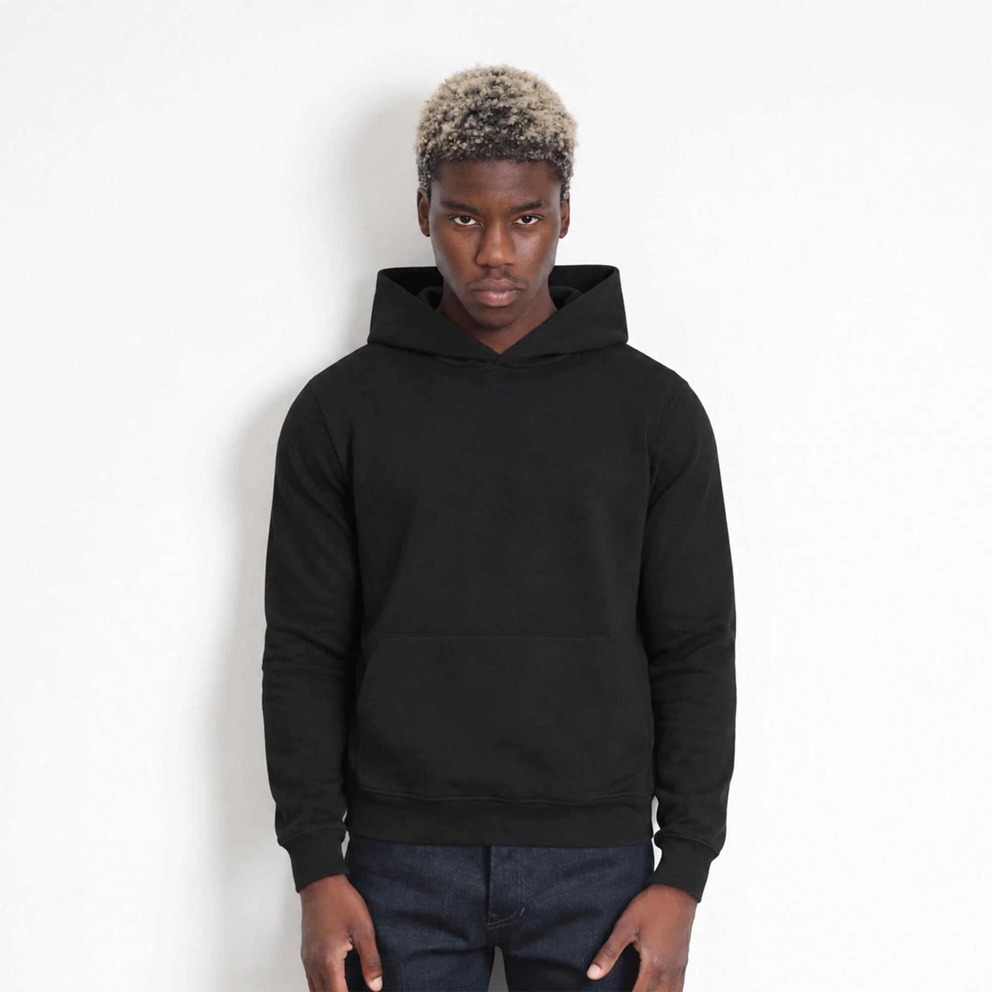 Los Feliz Crop Muscle Hoodie | Fitted