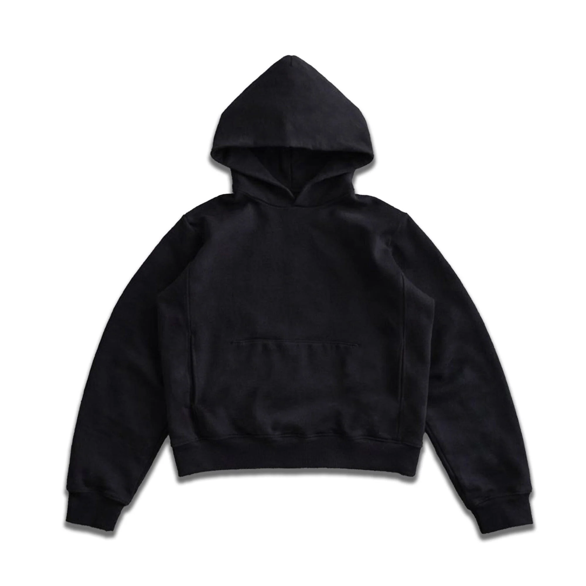 Los Feliz Crop Muscle Hoodie | Fitted - Image 2