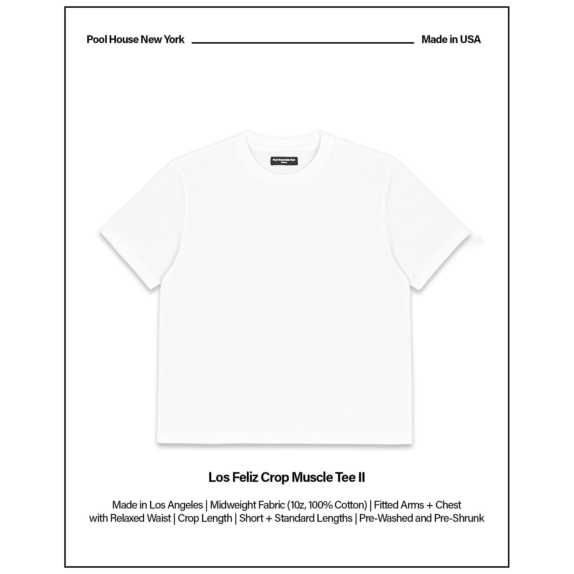 Los Feliz Crop Muscle Tee II - Image 2
