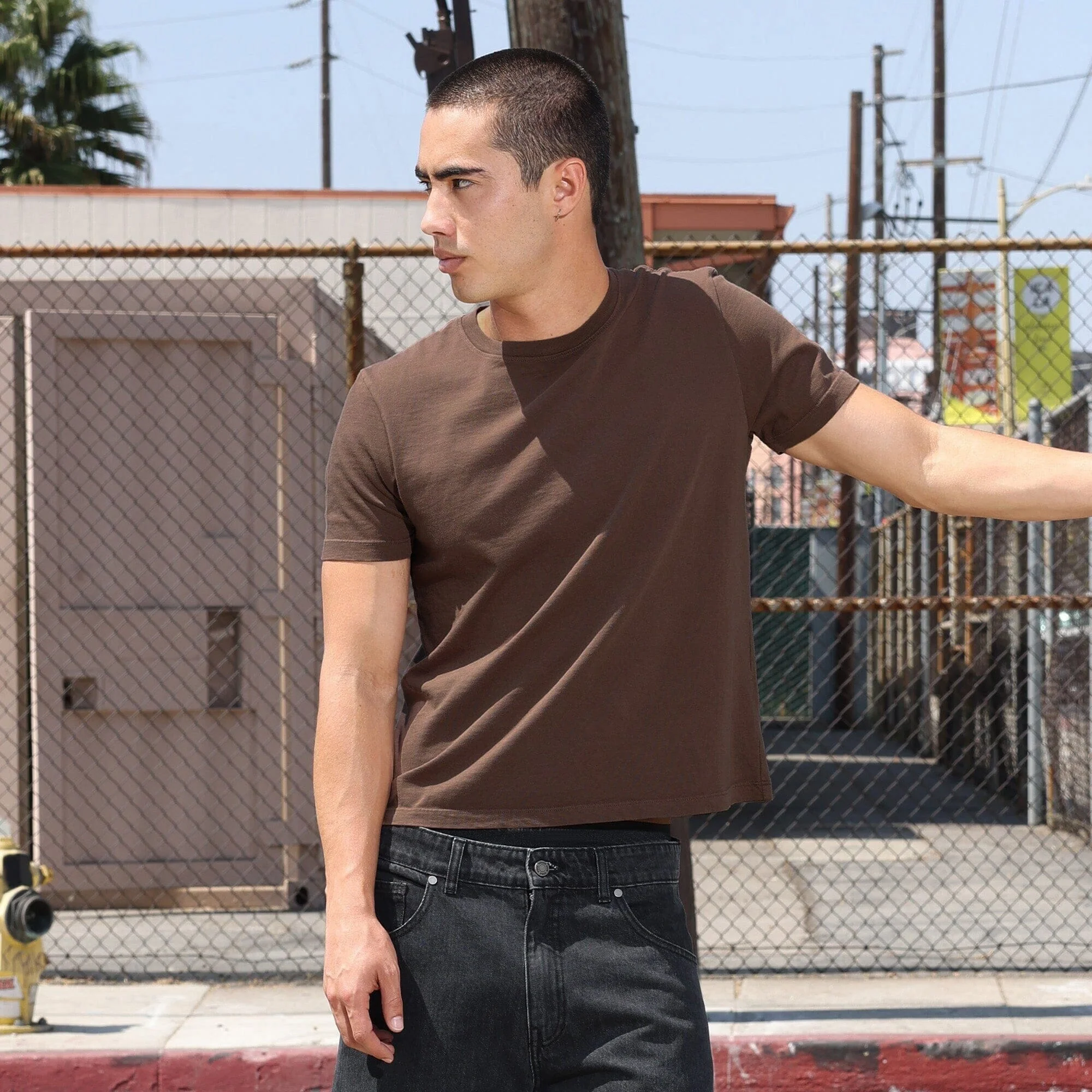 Los Feliz Crop Muscle Tee II - Image 5