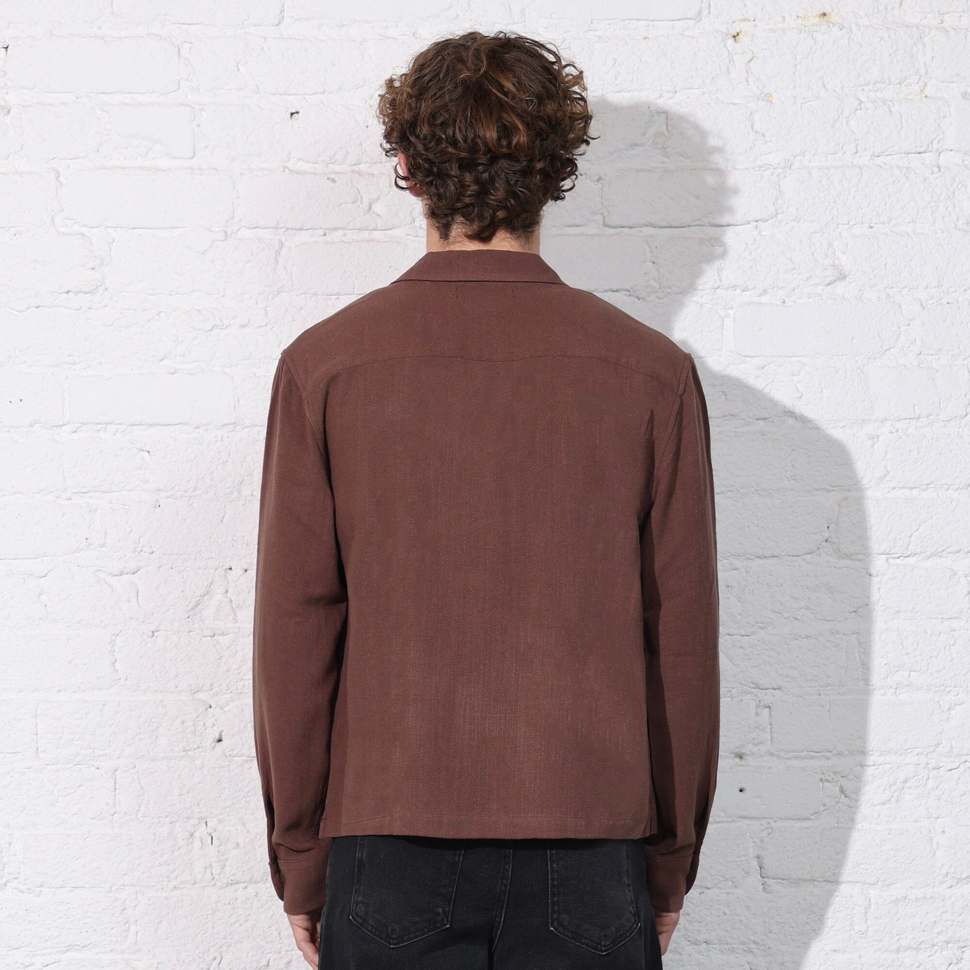Rosewood Crop Button-Up II - Image 3