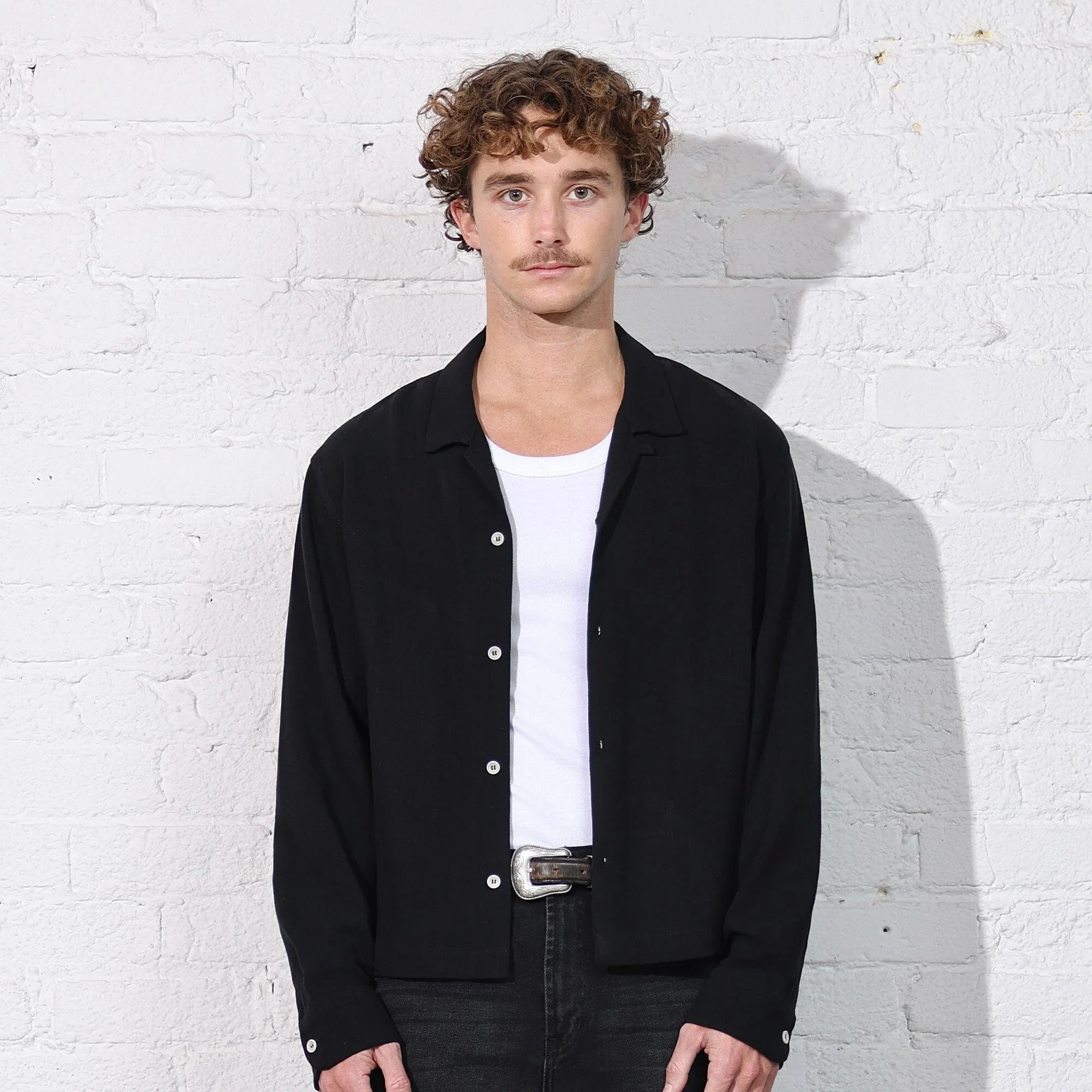 Rosewood Crop Button-Up II