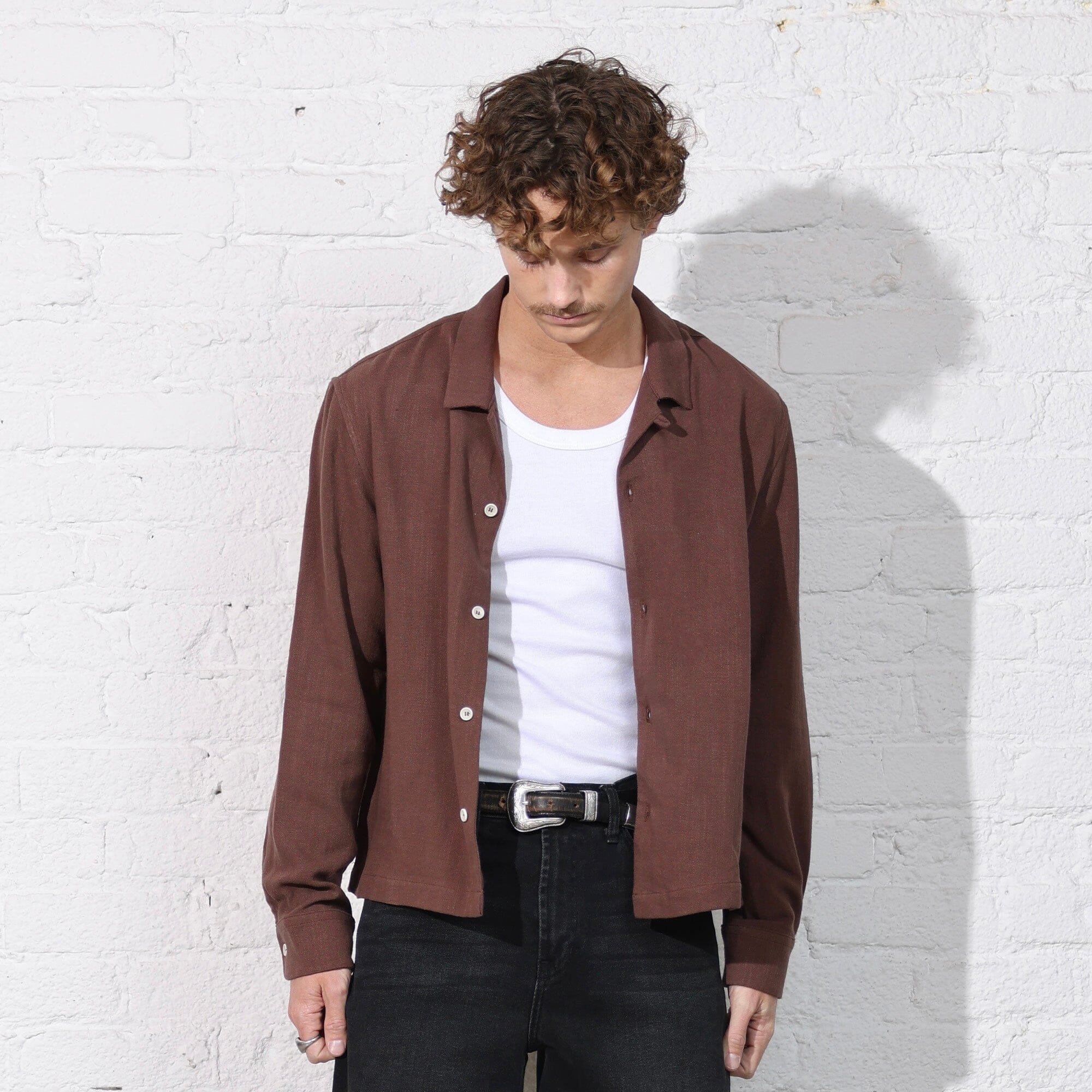 Rosewood Crop Button-Up II - Image 4