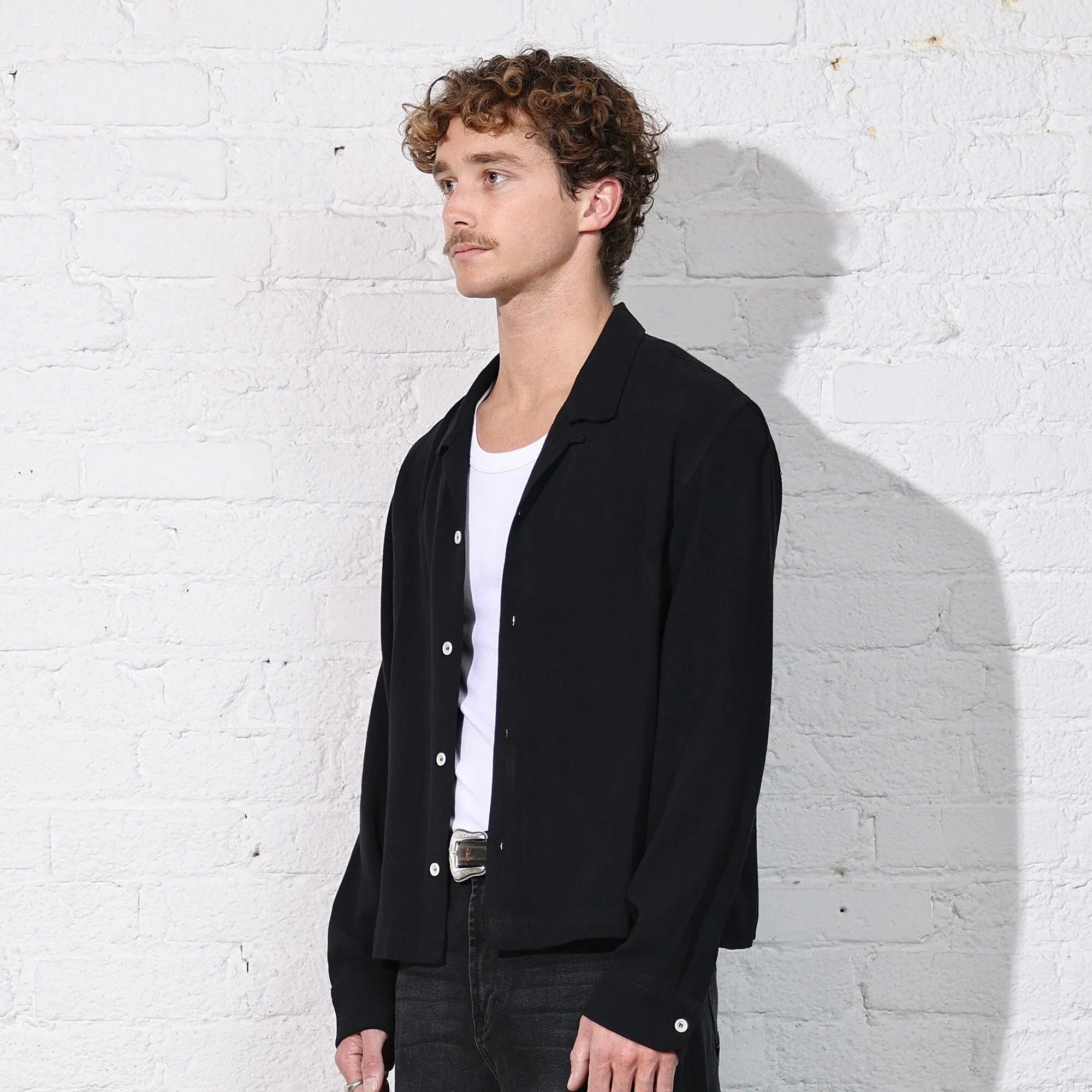 Rosewood Crop Button-Up II - Image 2