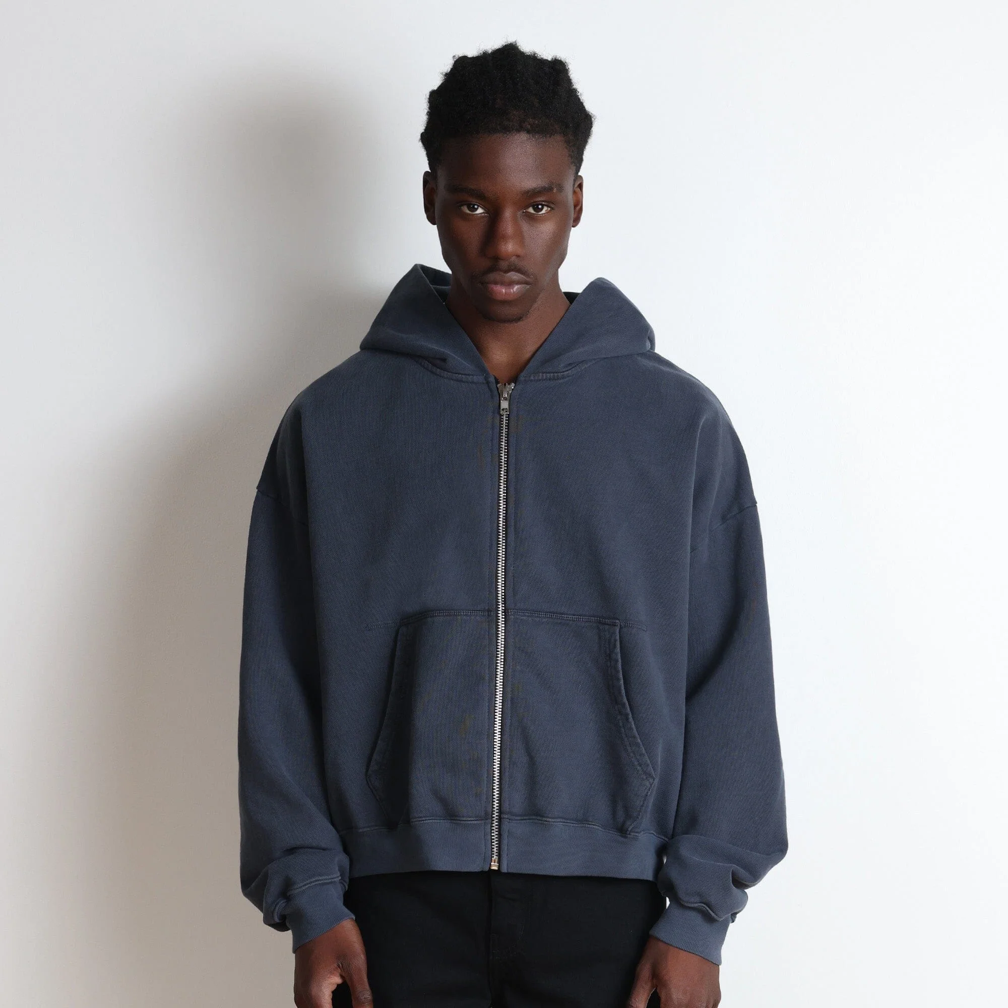 Mercer Crop Zip III | Relaxed. Drop-Shoulder