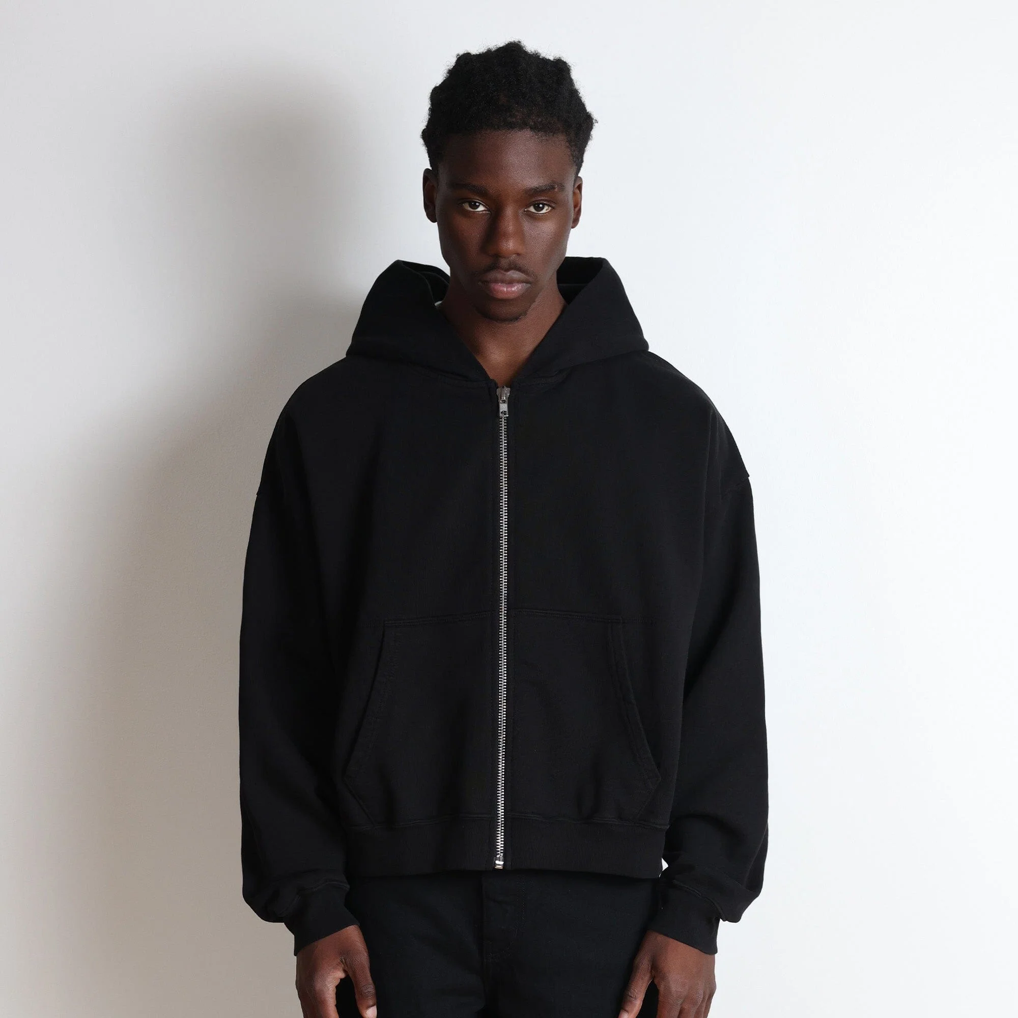 Mercer Crop Zip III | Relaxed. Drop-Shoulder