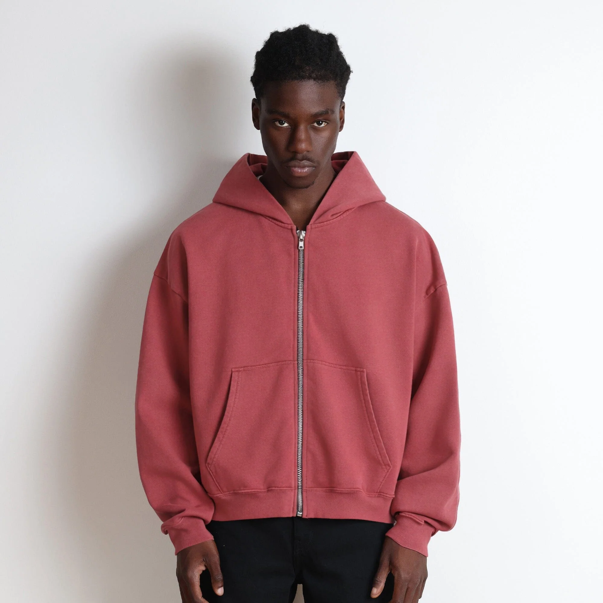 Mercer Crop Zip III | Relaxed. Drop-Shoulder