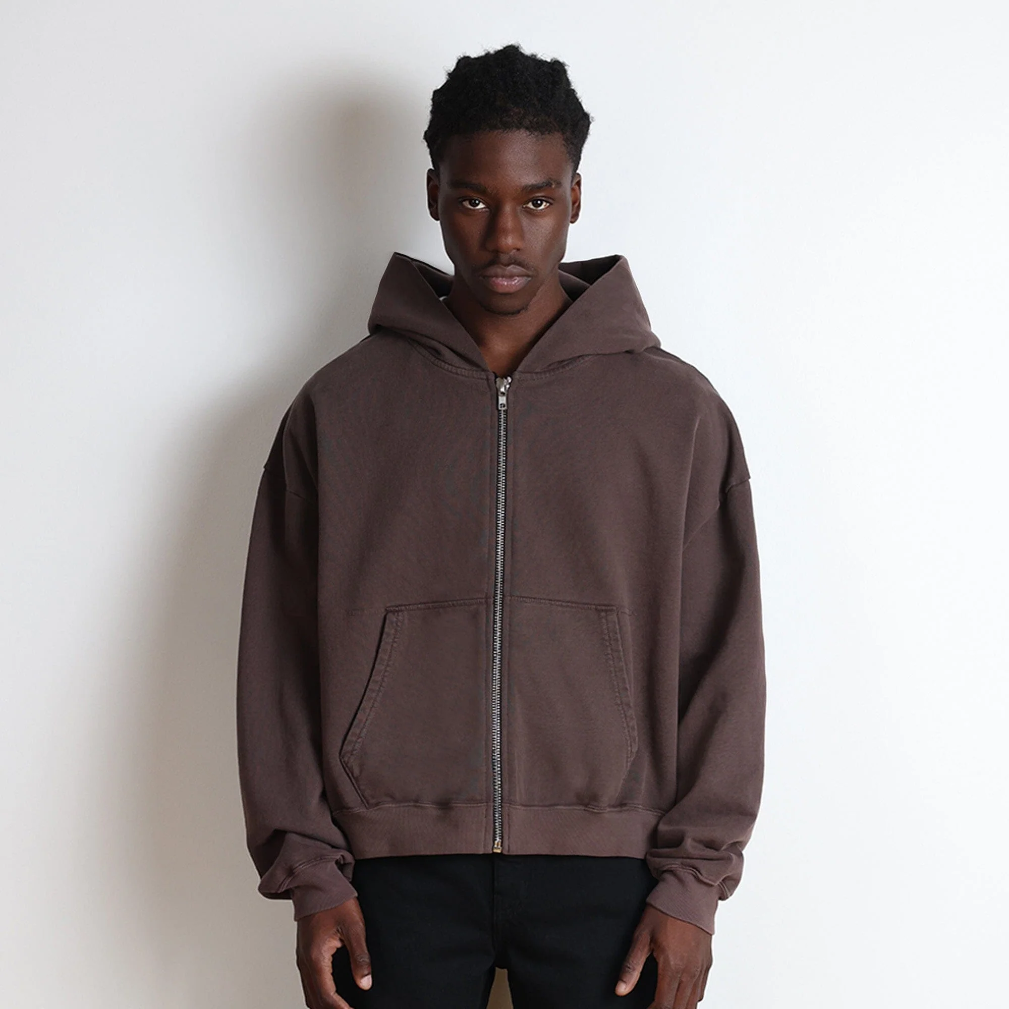 Mercer Crop Zip III | Relaxed. Drop-Shoulder