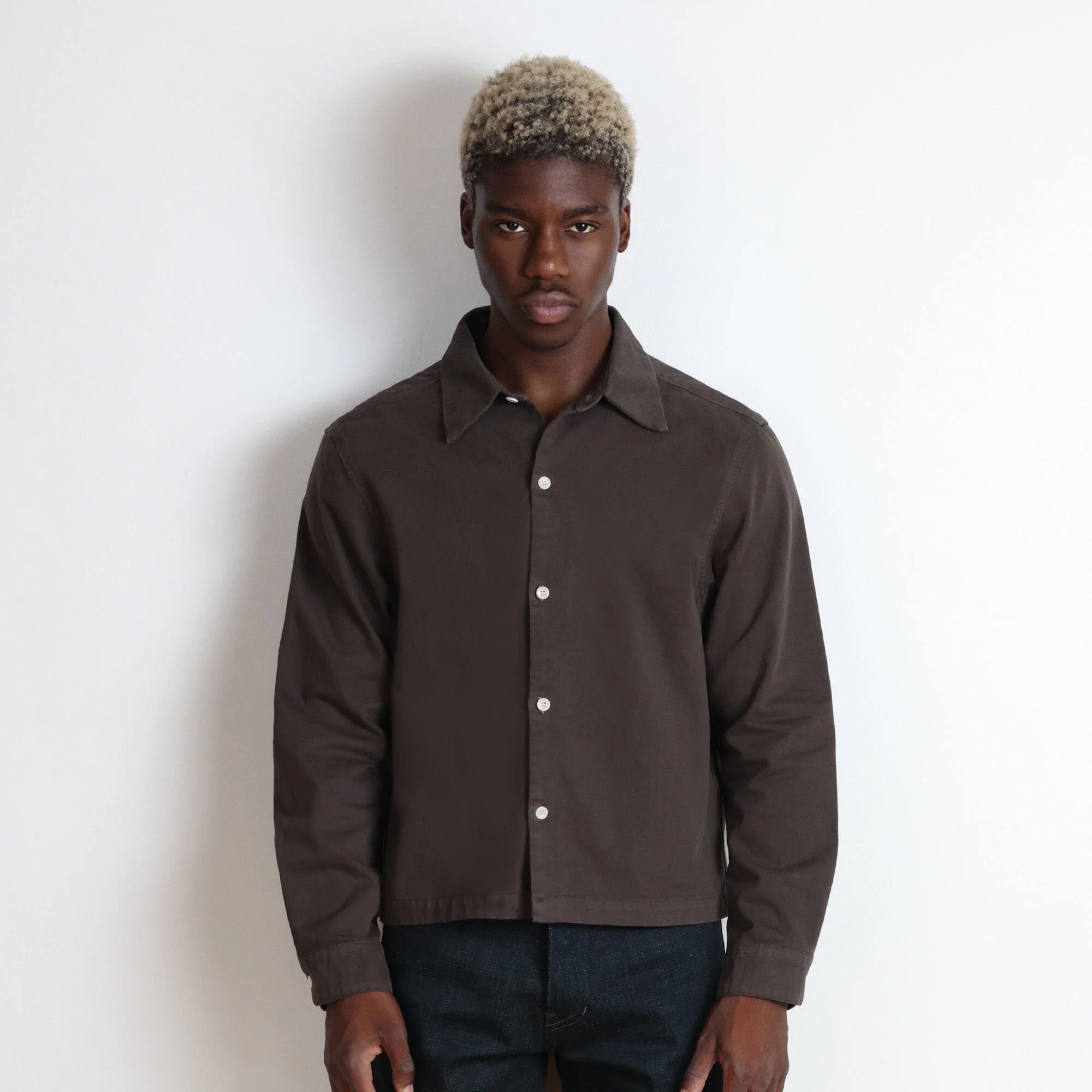 Newport Crop Button-Up II | Twill