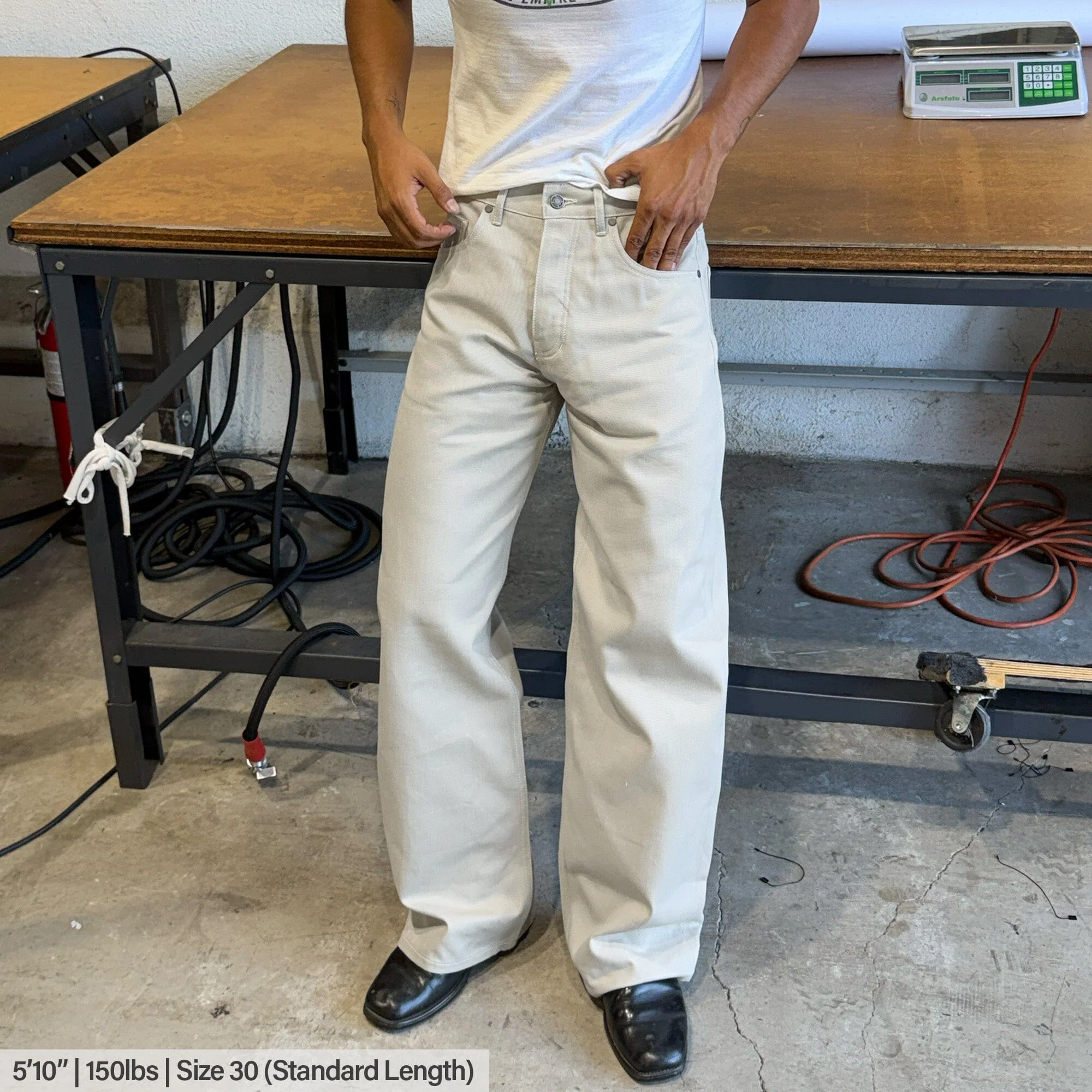 Tokyo Jeans | Straight-Wide | Off-White Selvedge - Image 5