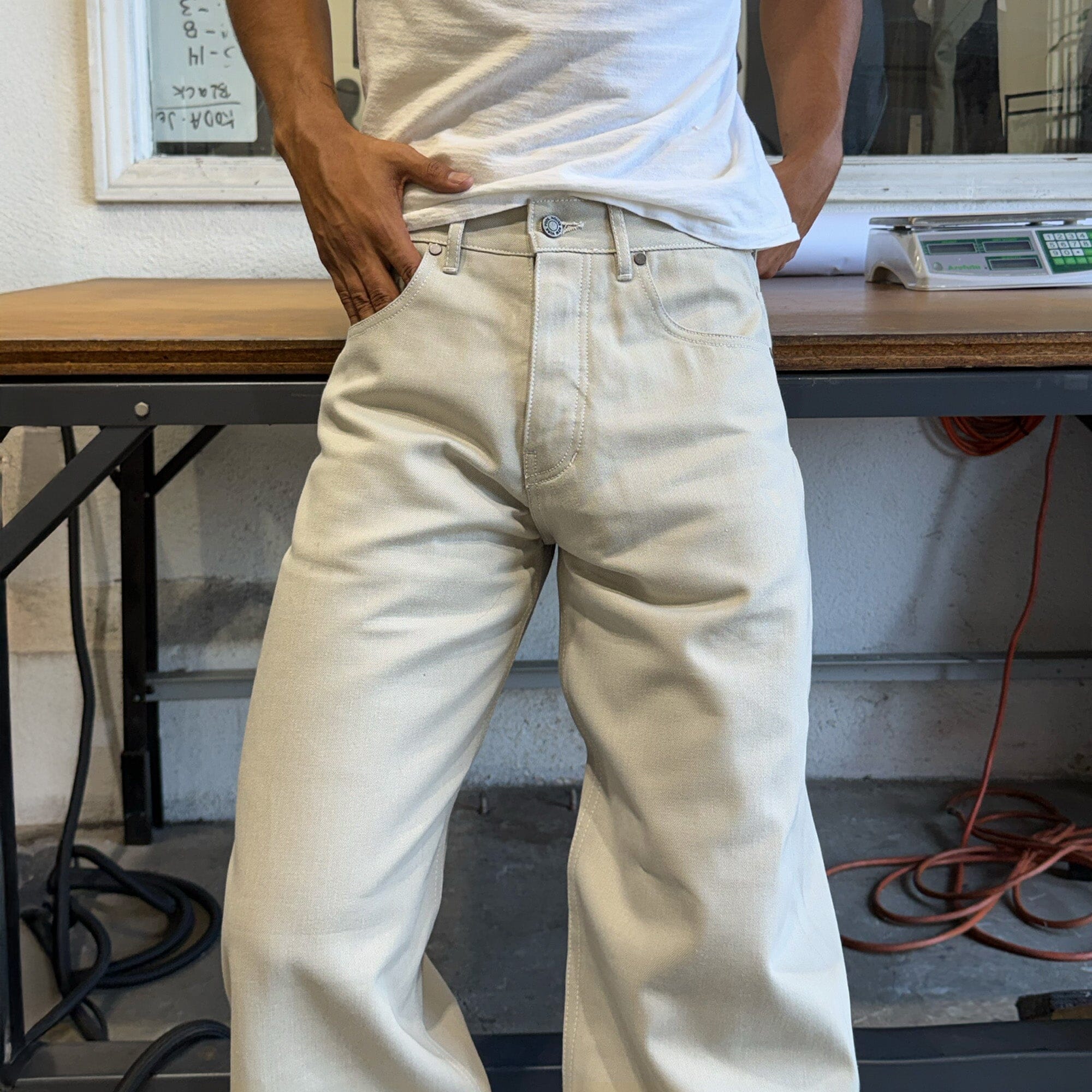 Tokyo Jeans | Straight-Wide | Off-White Selvedge - Image 6