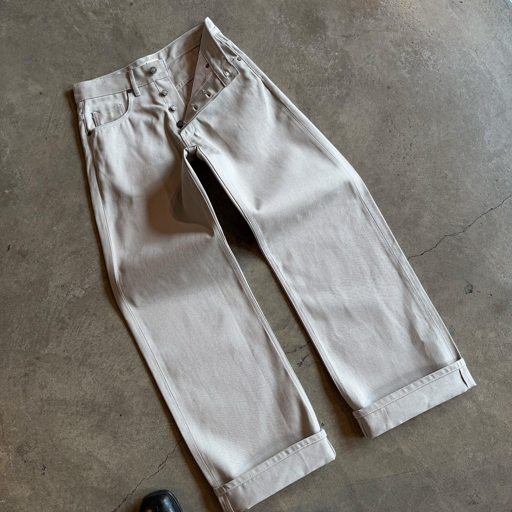 Tokyo Jeans | Straight-Wide | Off-White Selvedge - Image 7