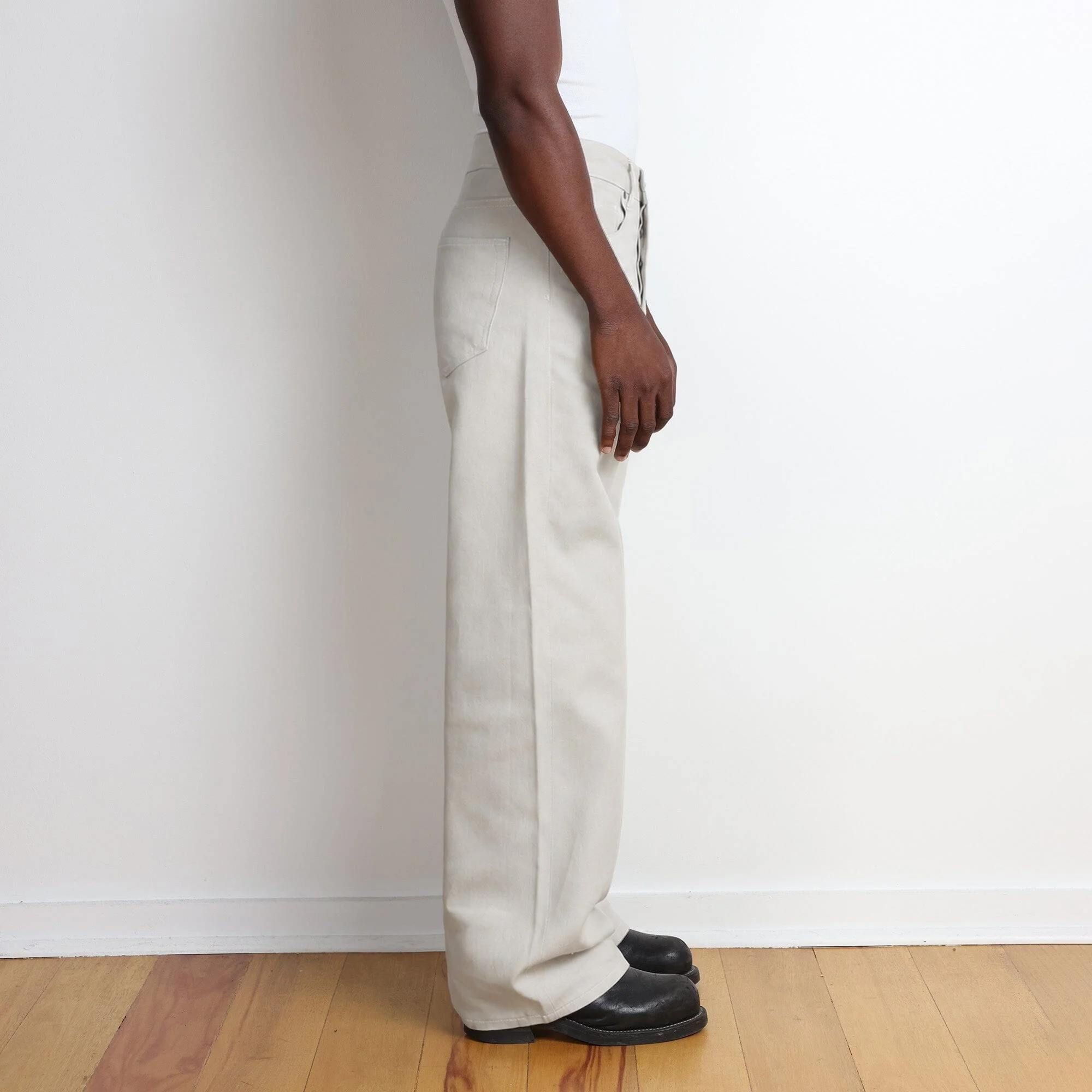 Tokyo Jeans | Straight-Wide | Off-White Selvedge - Image 3