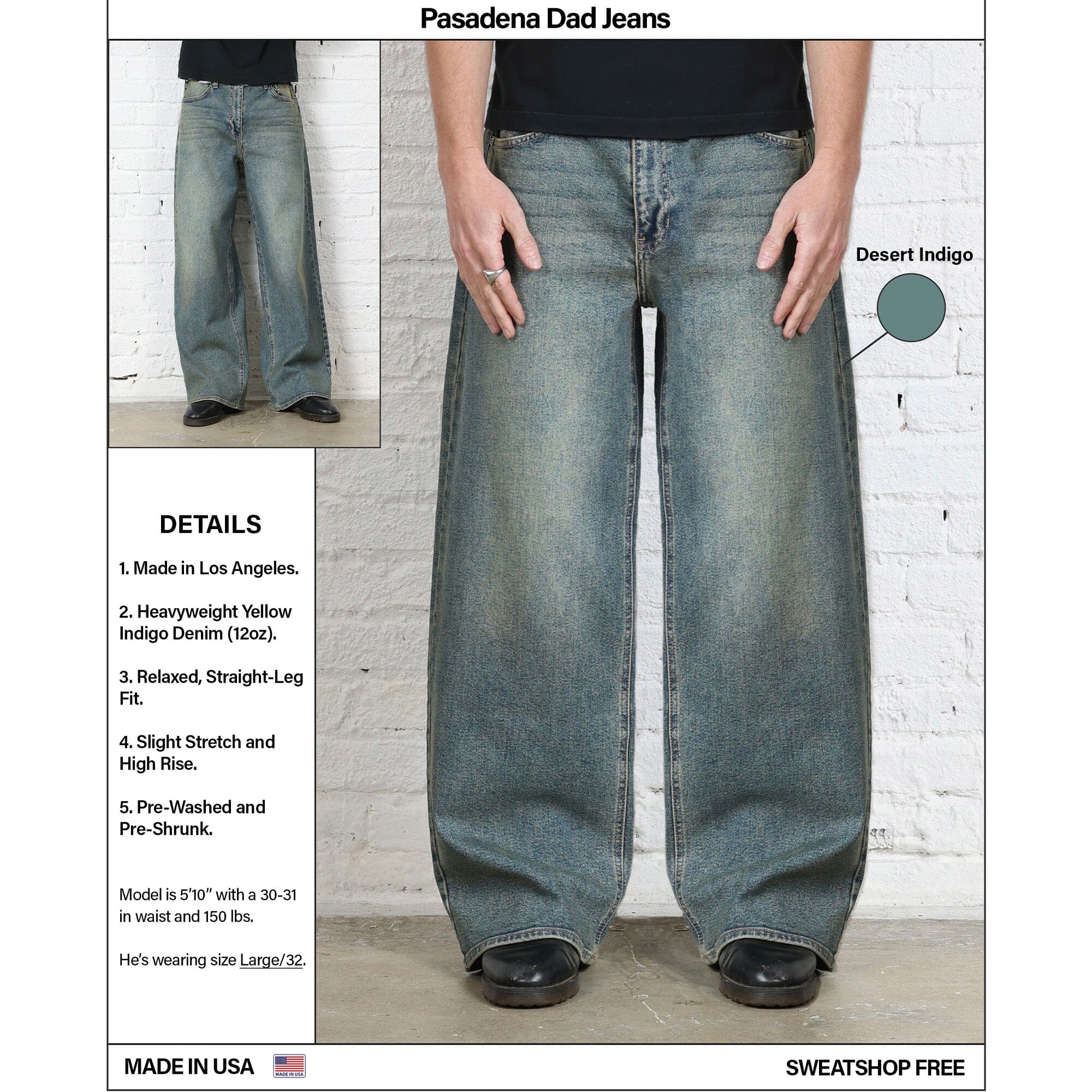 Pasadena Jeans | Straight-Wide Leg - Image 7