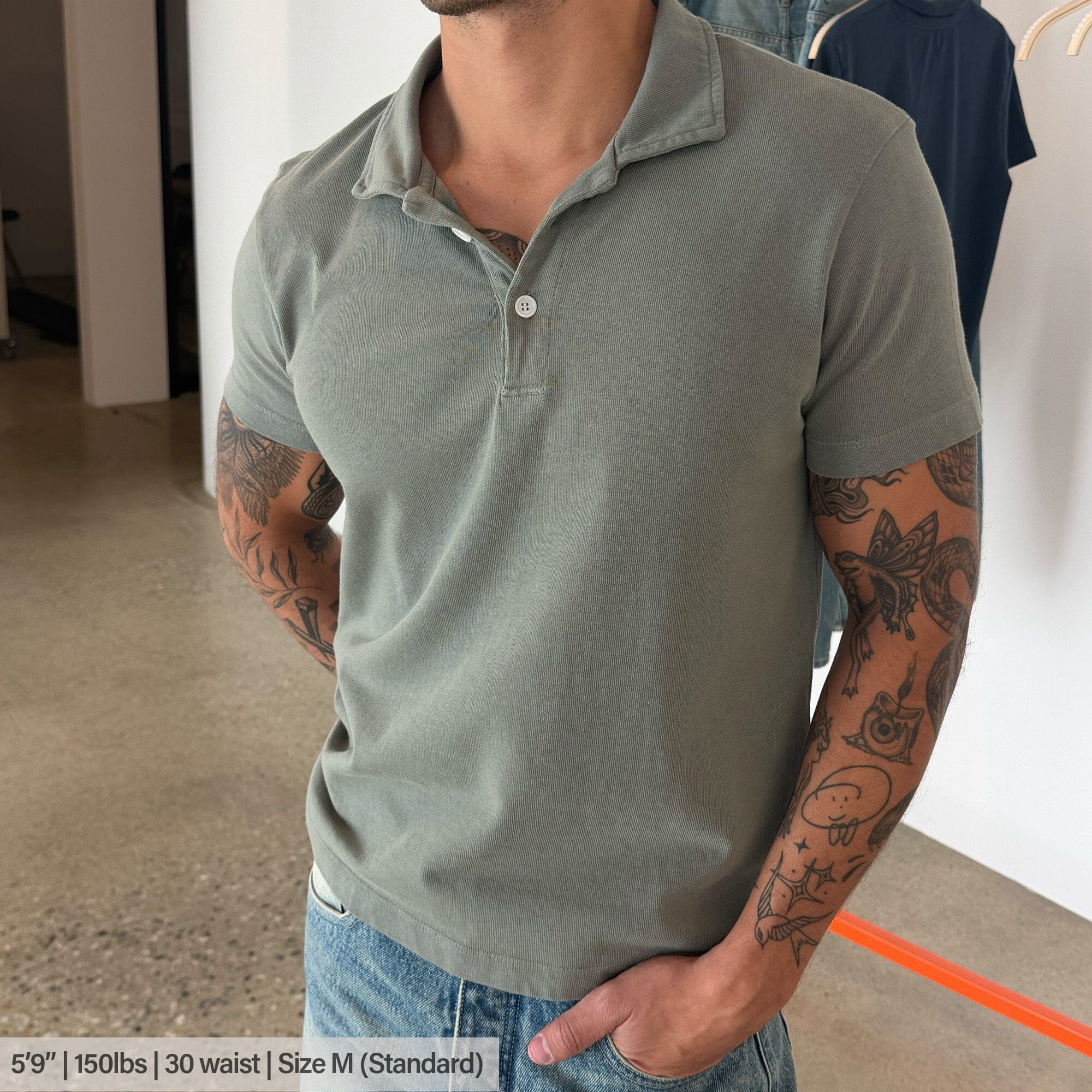 Los Feliz Crop Muscle Polo | Heavyknit - Image 4