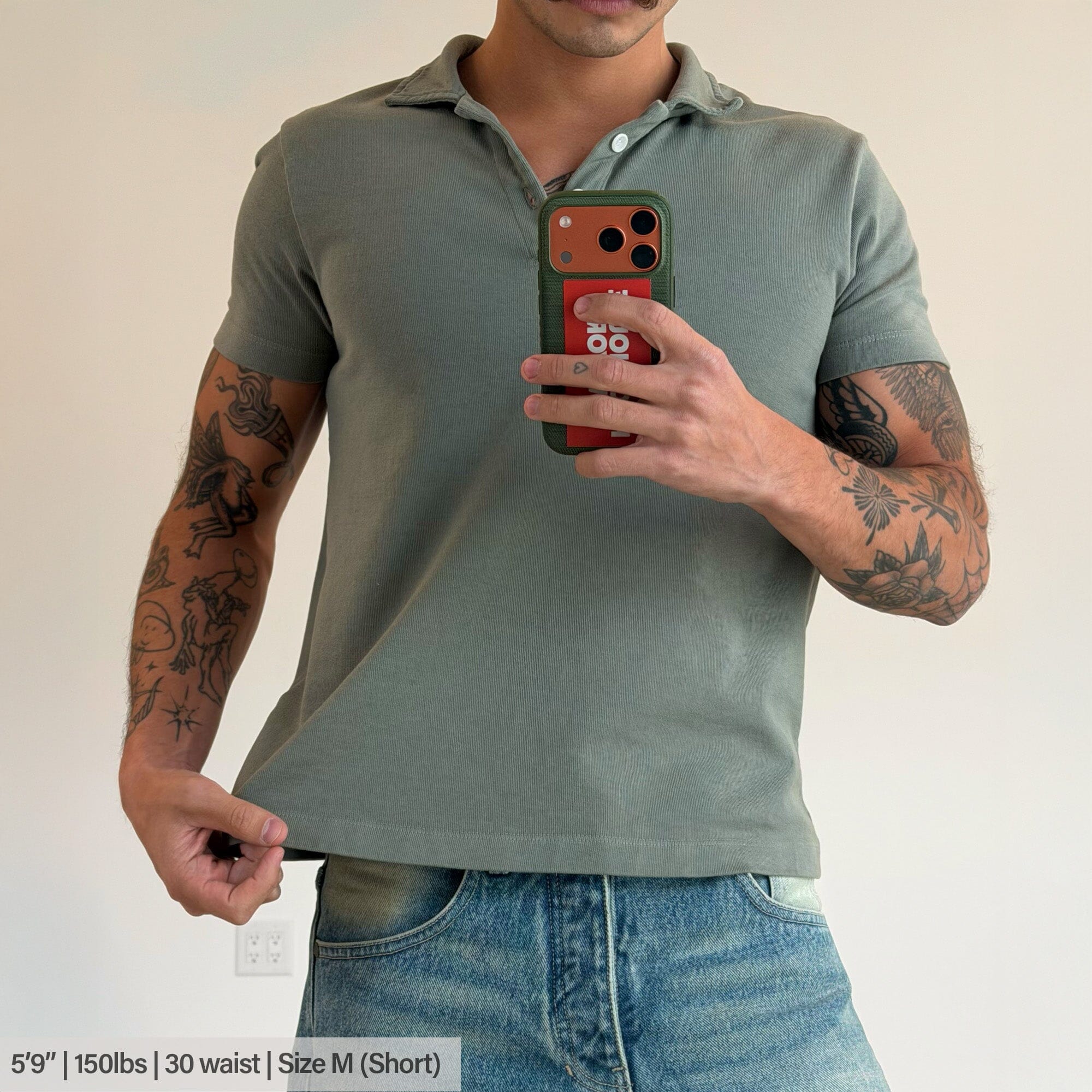 Los Feliz Crop Muscle Polo | Heavyknit - Image 3