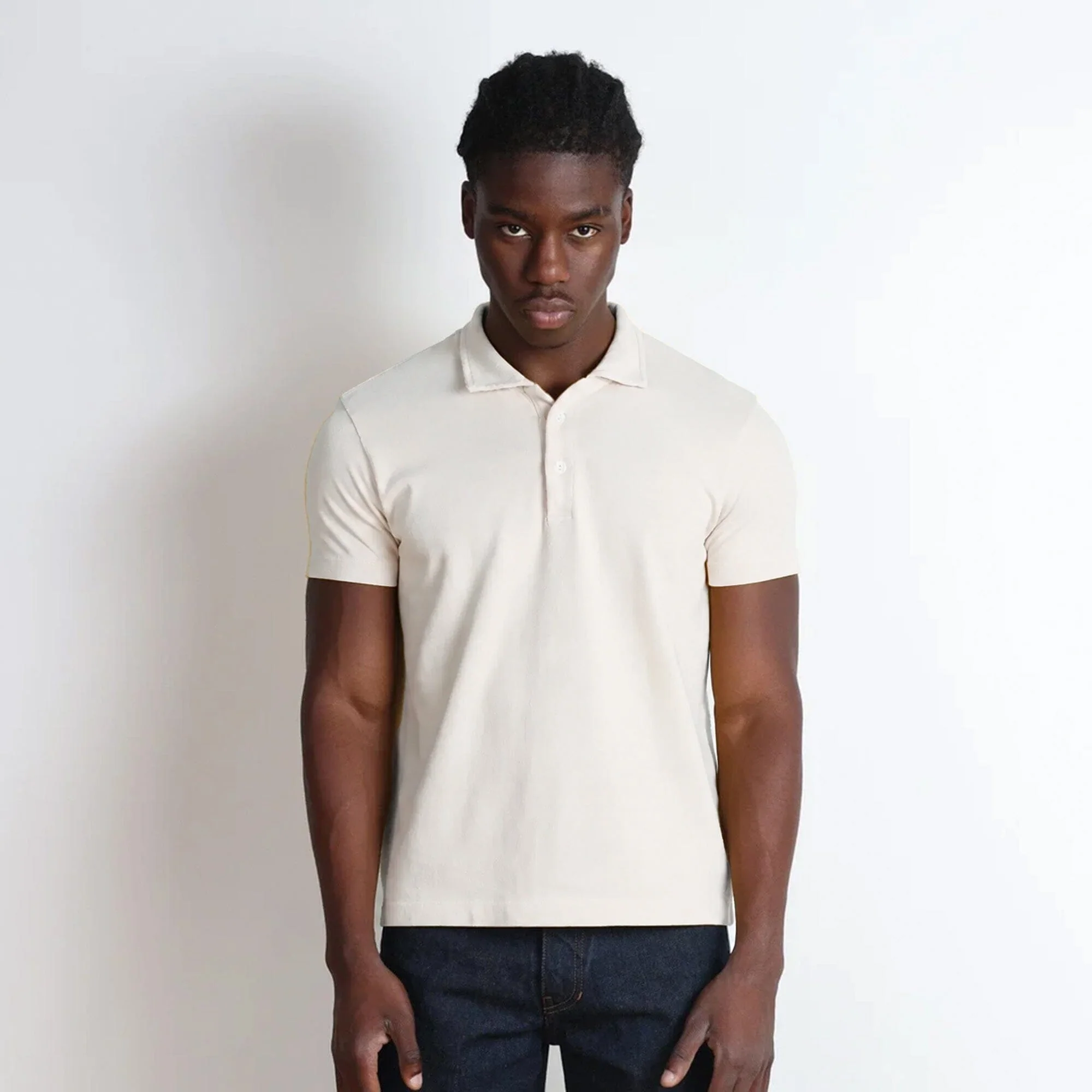 Los Feliz Crop Muscle Polo | Heavyknit
