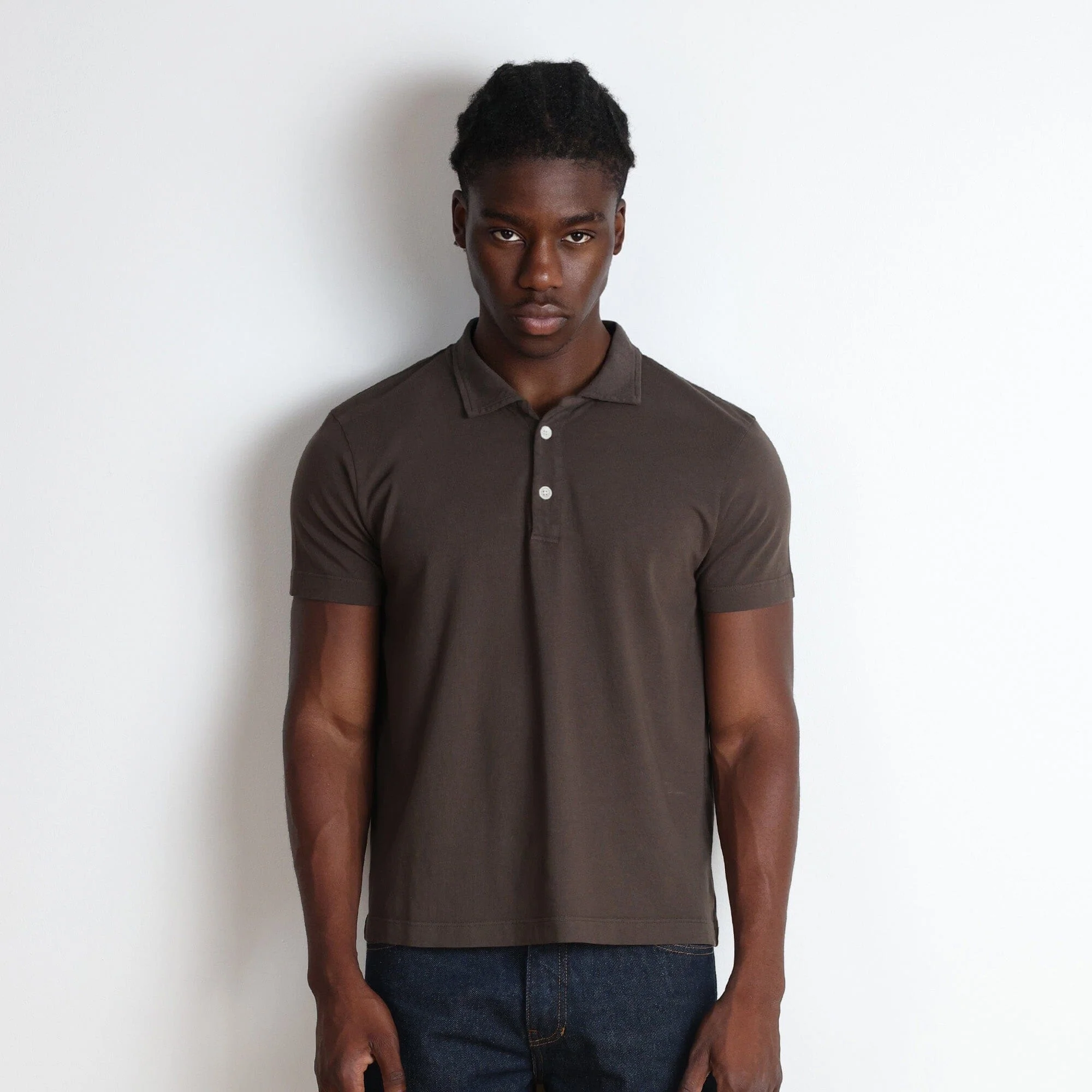 Los Feliz Crop Muscle Polo | Lightknit